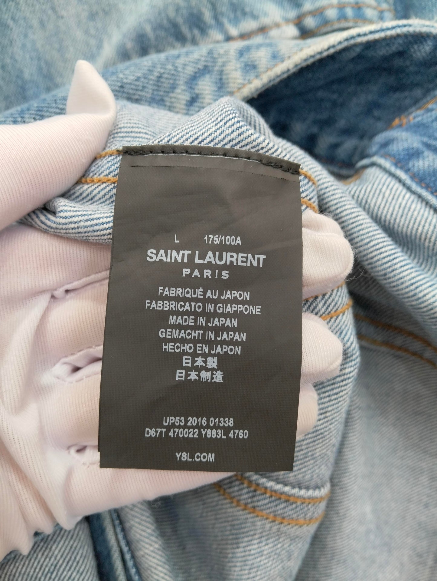 Saint Laurent - Other - Denim - Jeans - Blue - (L)