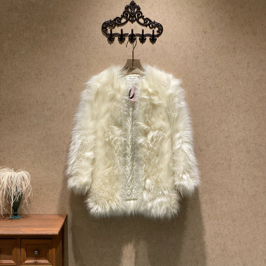 Saint Laurent - Other - Fur - Other - White - (36)