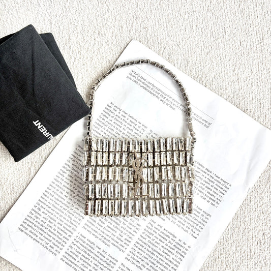 Saint Laurent - Other - Glitter - Silver - (mini)