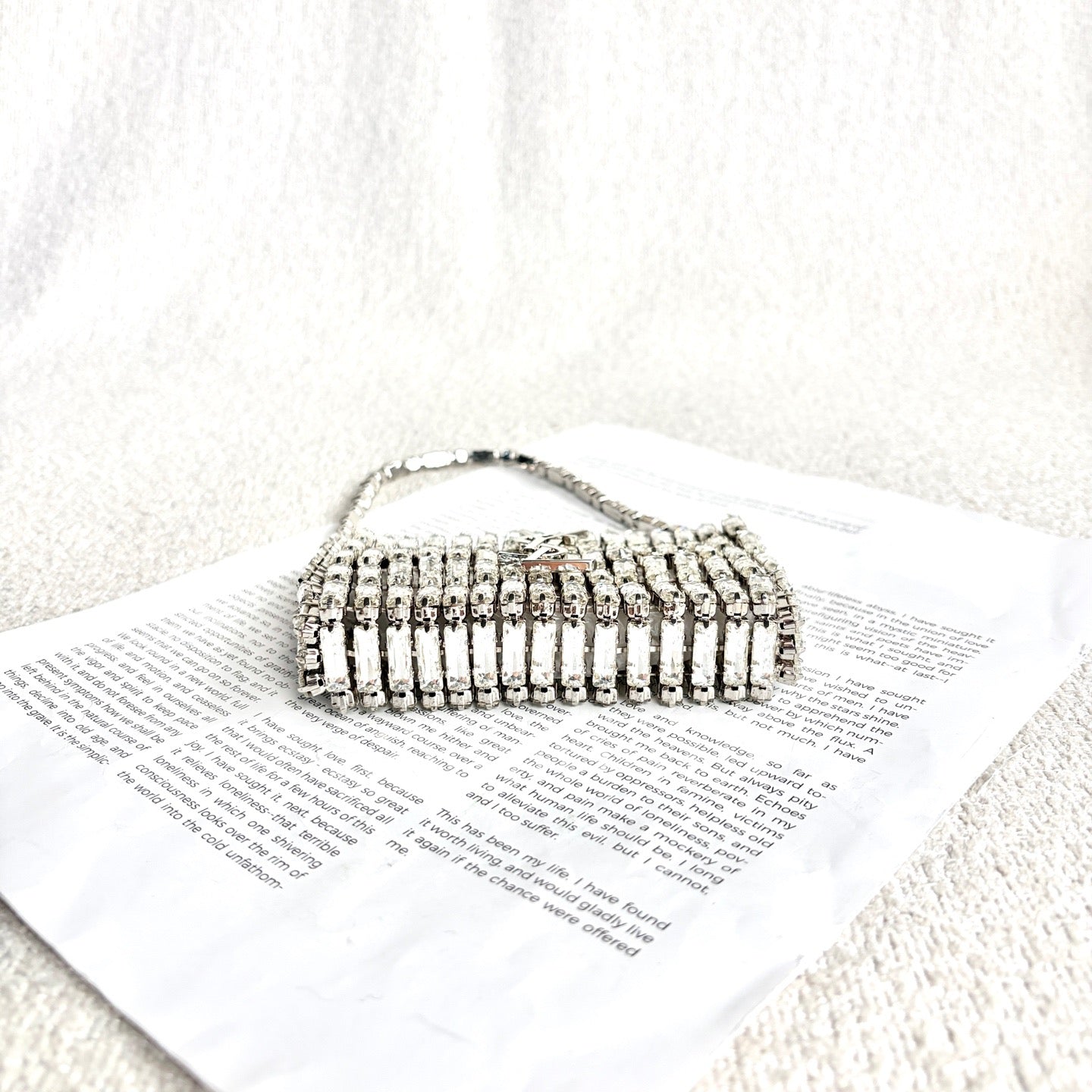 Saint Laurent - Other - Glitter - Silver - (mini)