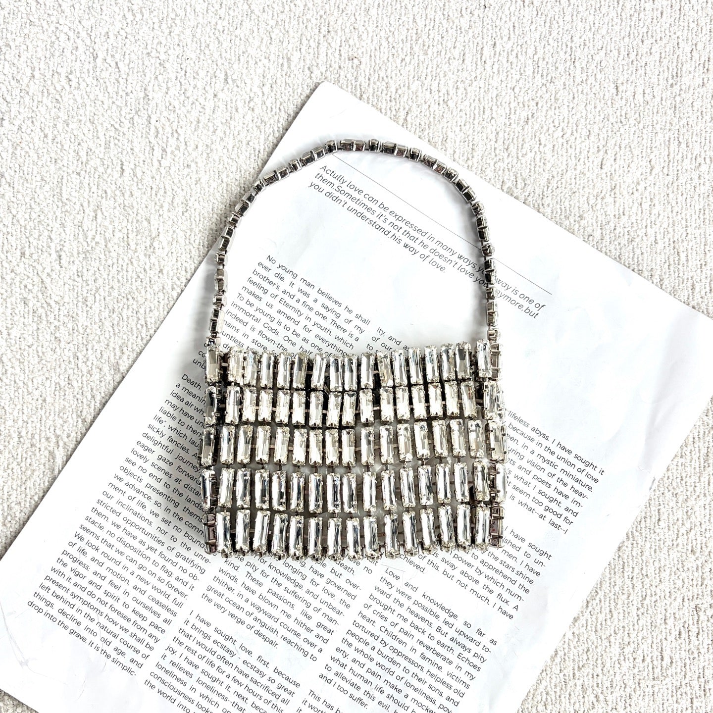 Saint Laurent - Other - Glitter - Silver - (mini)