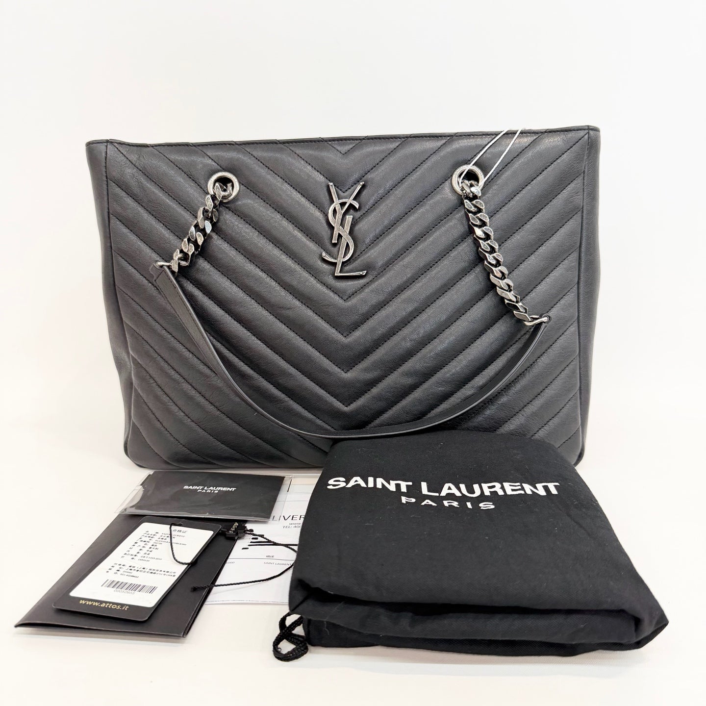 Saint Laurent - Other - Leather - Black - (large)