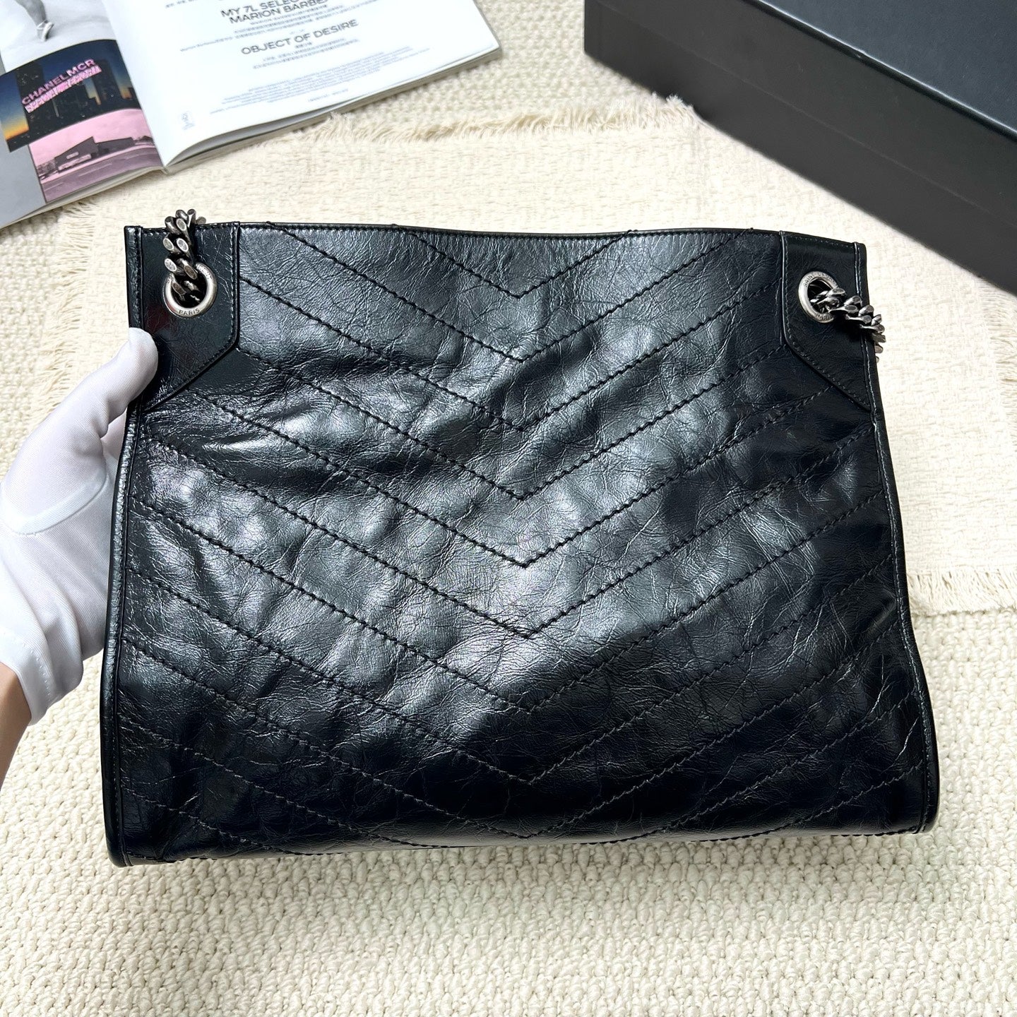 Saint Laurent - Other - Leather - Black - (medium)