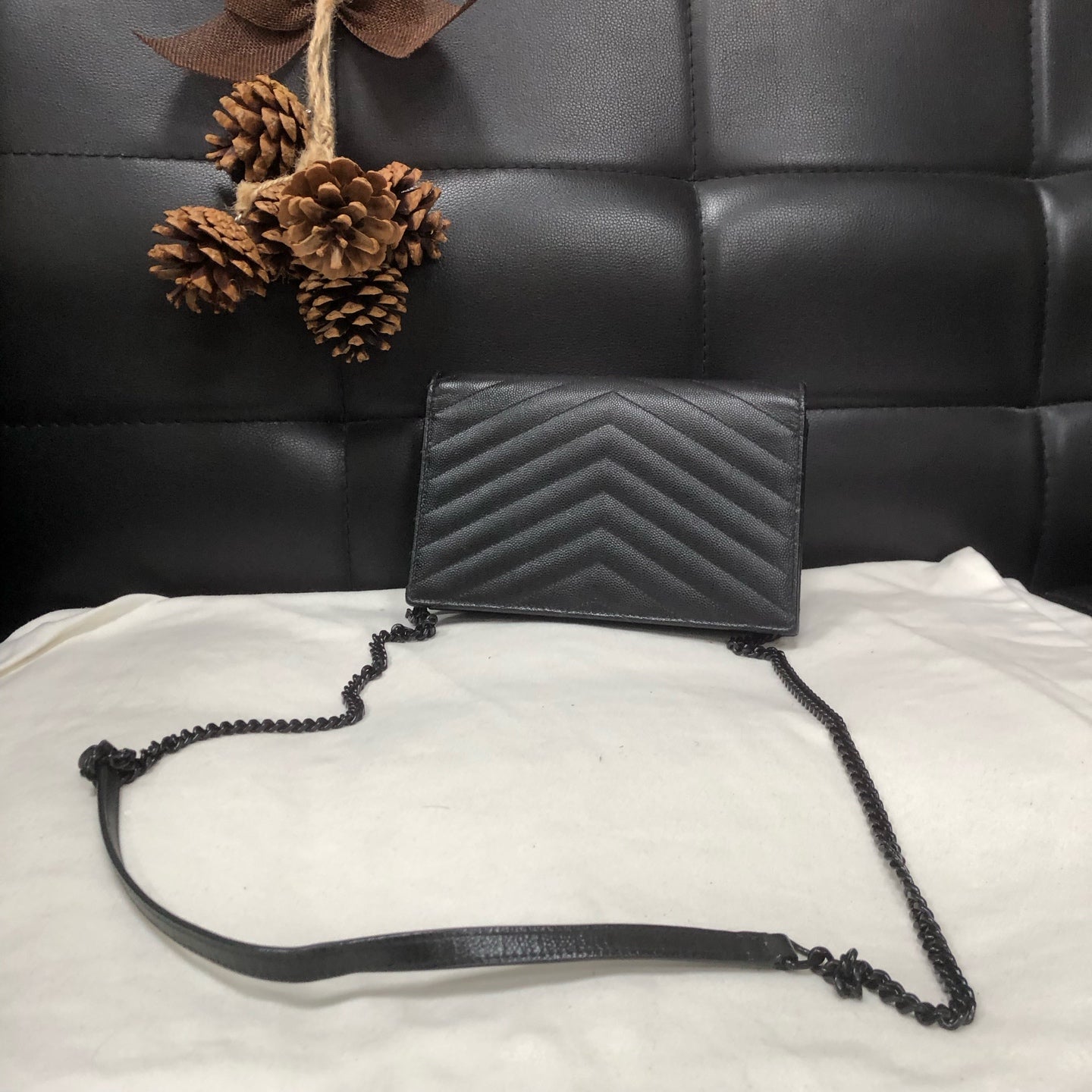 Saint Laurent - Other - Leather - Black - (small)