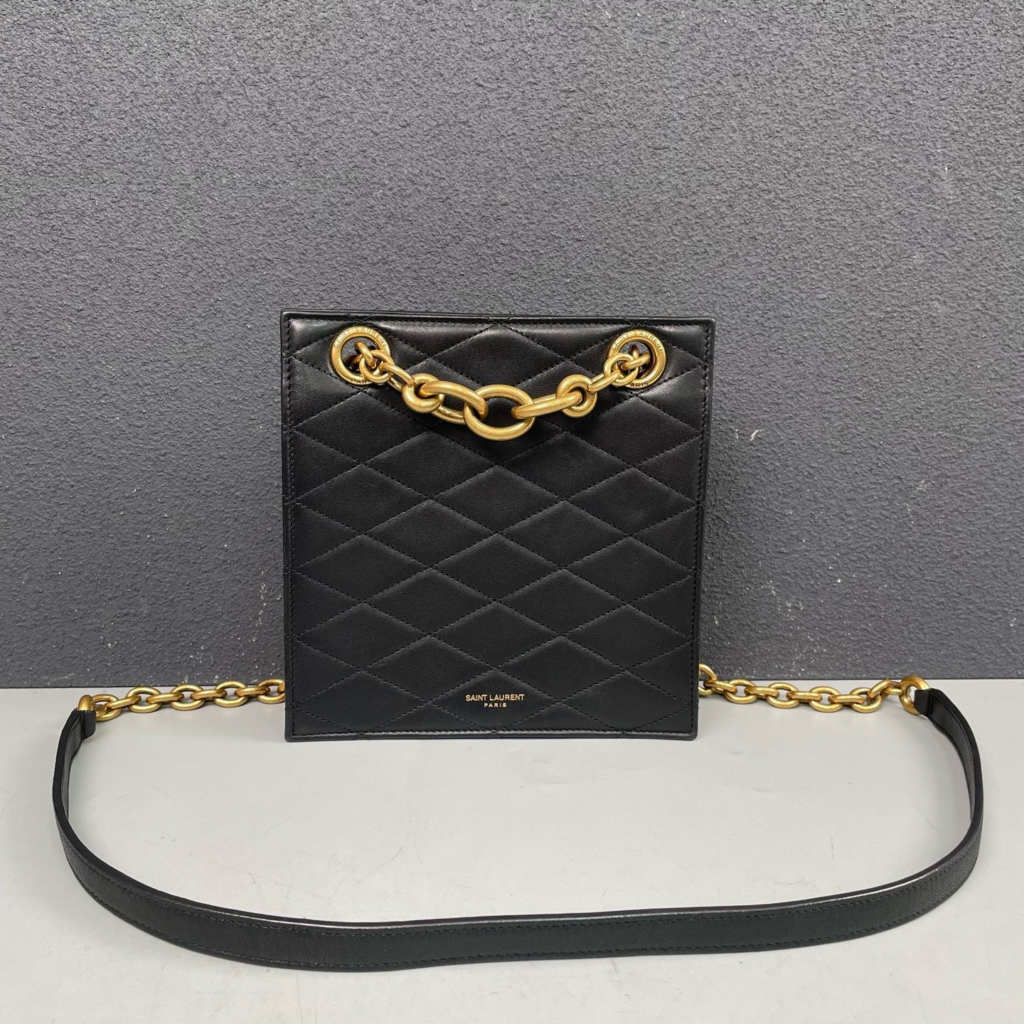 Saint Laurent - Other - Leather - Black with Gold-Tone Hardware - (mini)
