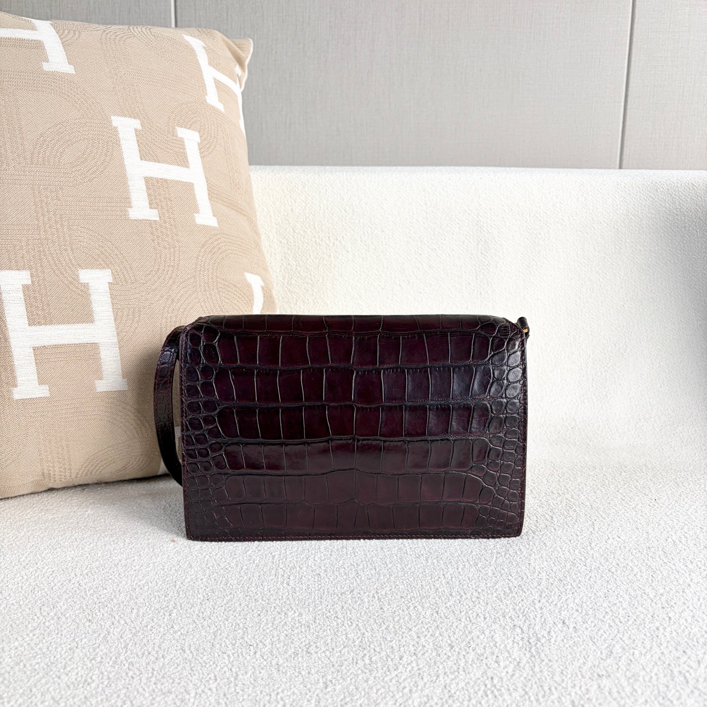 Saint Laurent - Other - Leather - Burgundy - (mini)