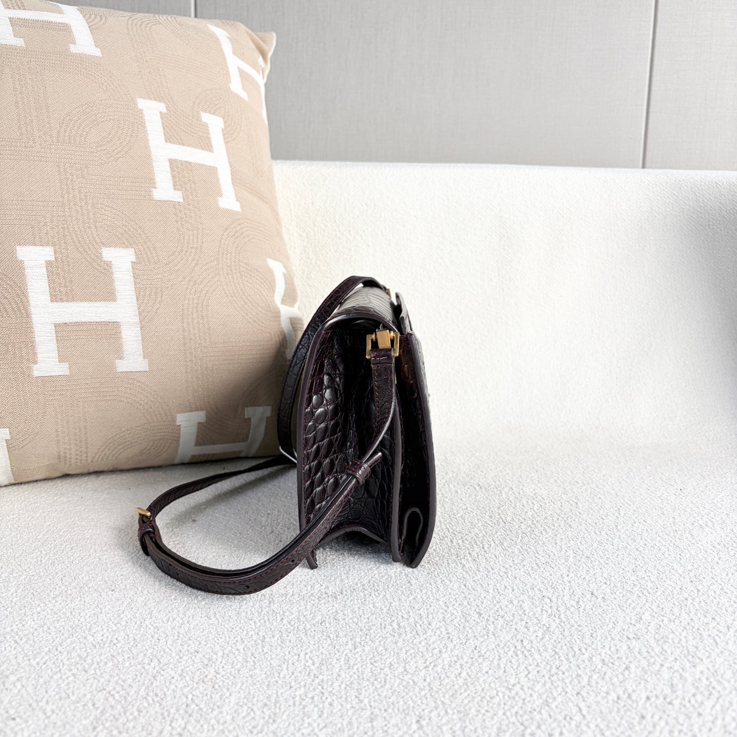 Saint Laurent - Other - Leather - Burgundy - (mini)