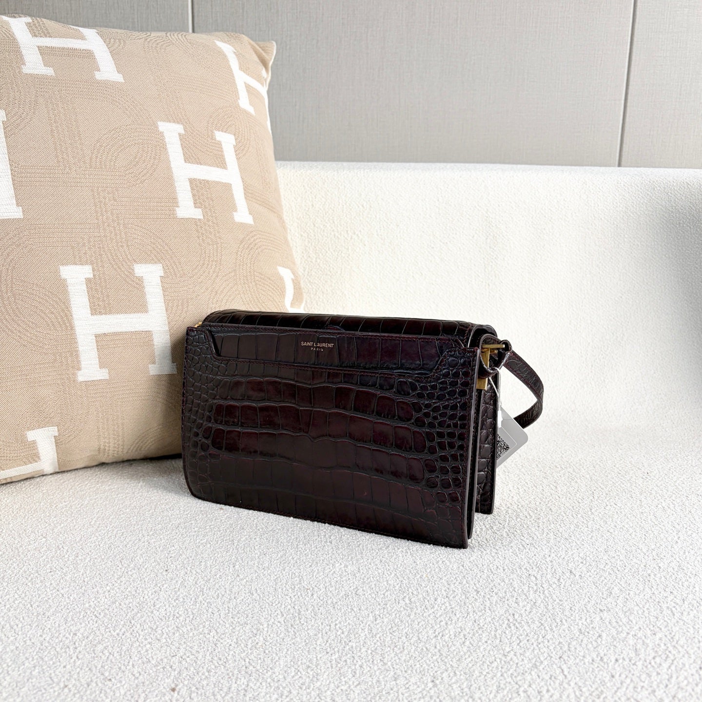 Saint Laurent - Other - Leather - Burgundy - (mini)