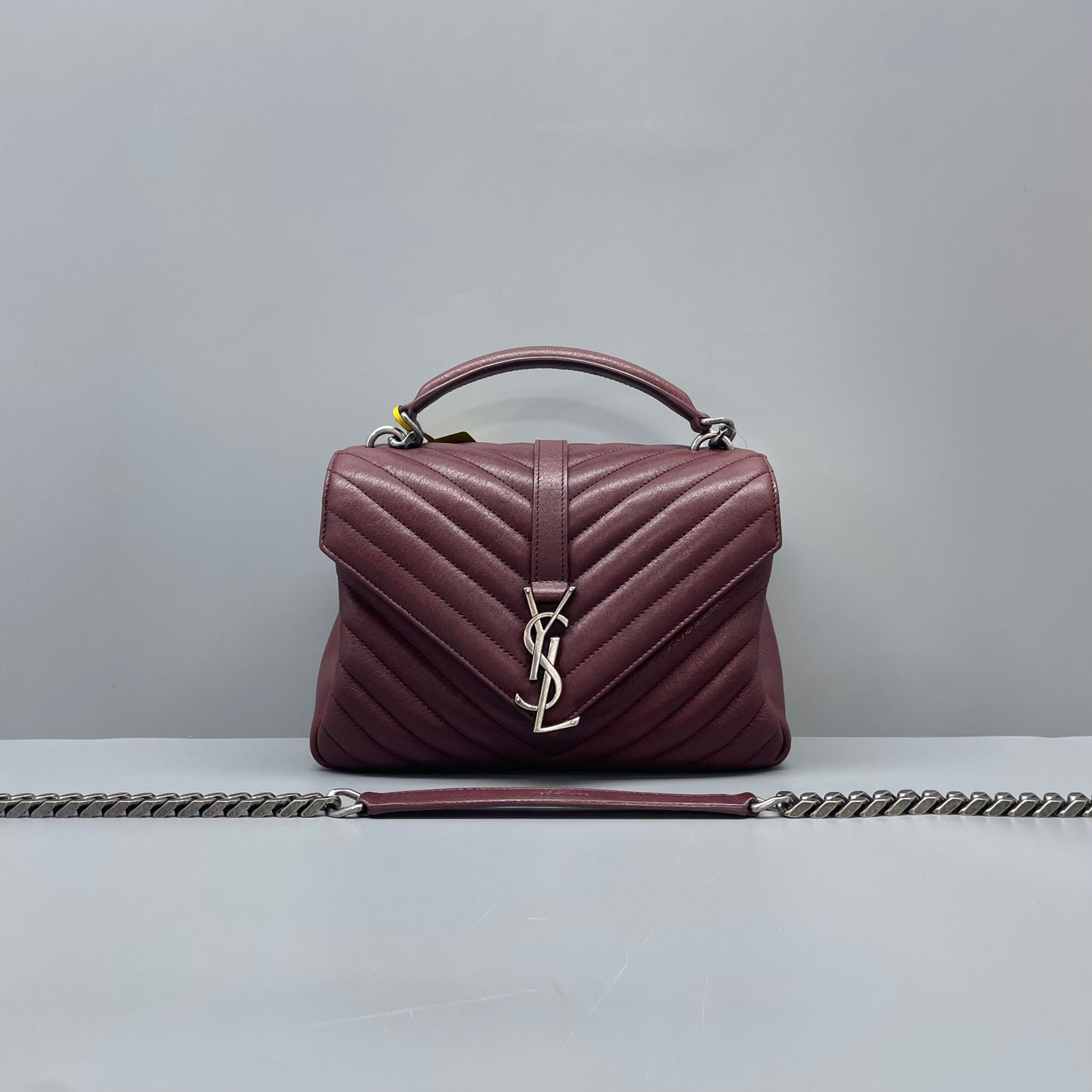 Saint Laurent - Other - Leather - Burgundy - (Small)