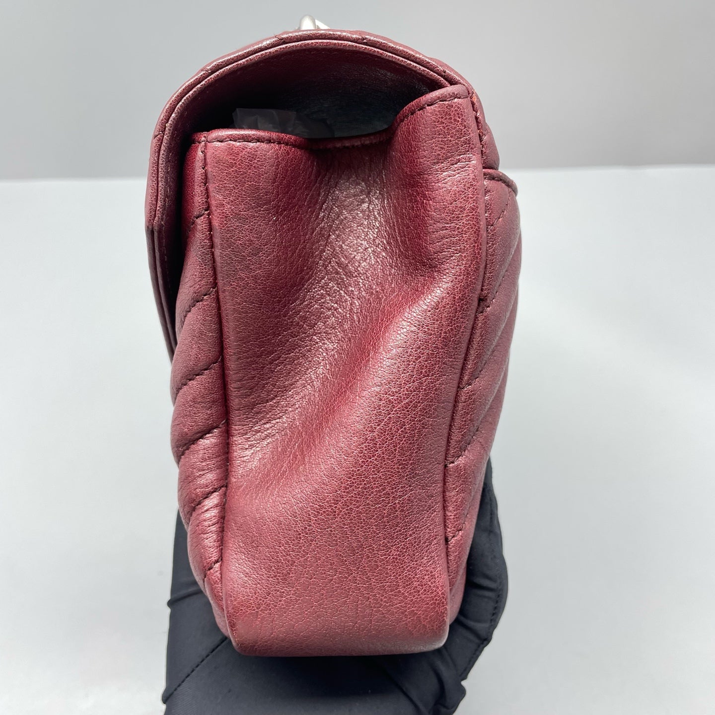 Saint Laurent - Other - Leather - Burgundy - (Small)