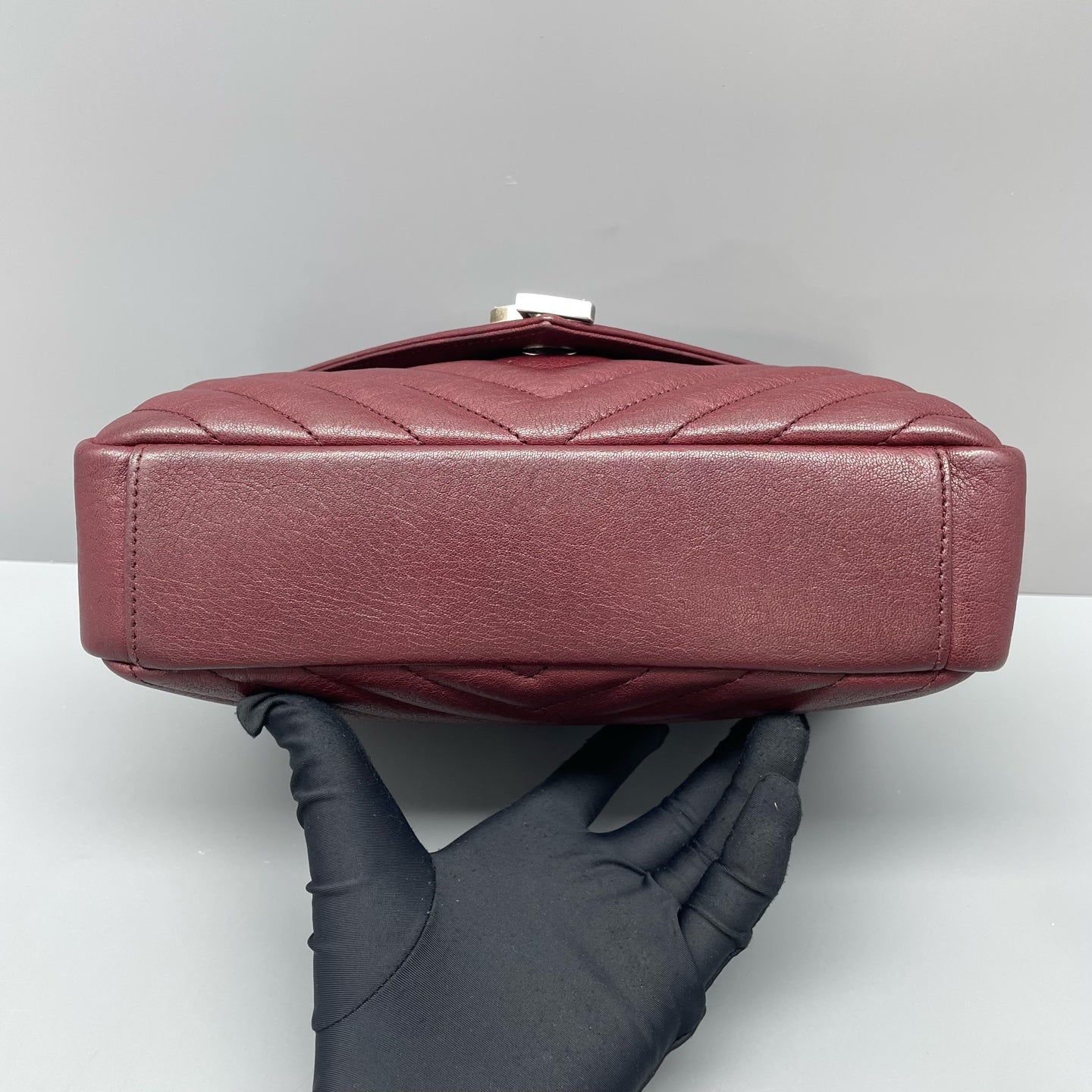 Saint Laurent - Other - Leather - Burgundy - (Small)