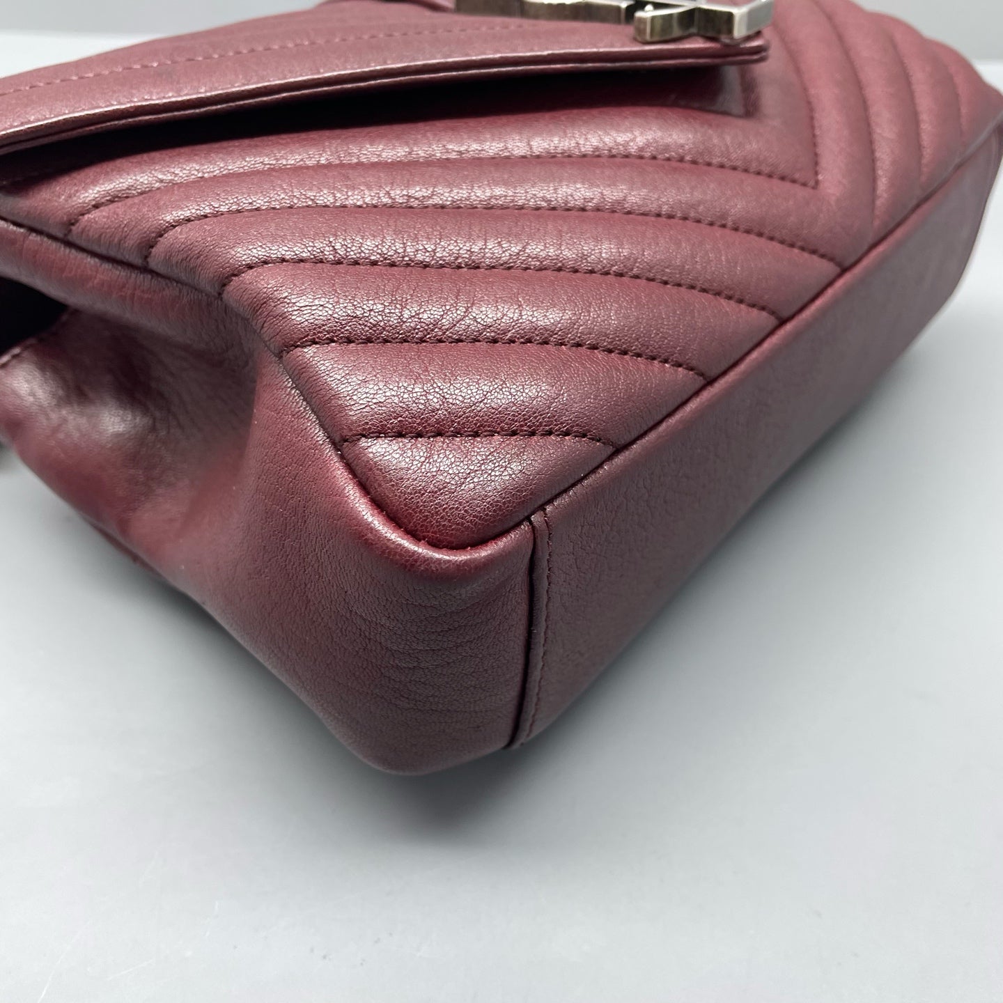 Saint Laurent - Other - Leather - Burgundy - (Small)