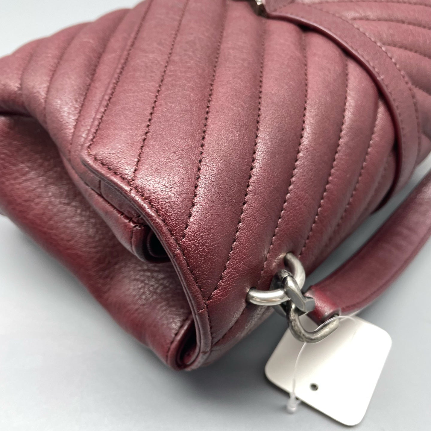 Saint Laurent - Other - Leather - Burgundy - (Small)