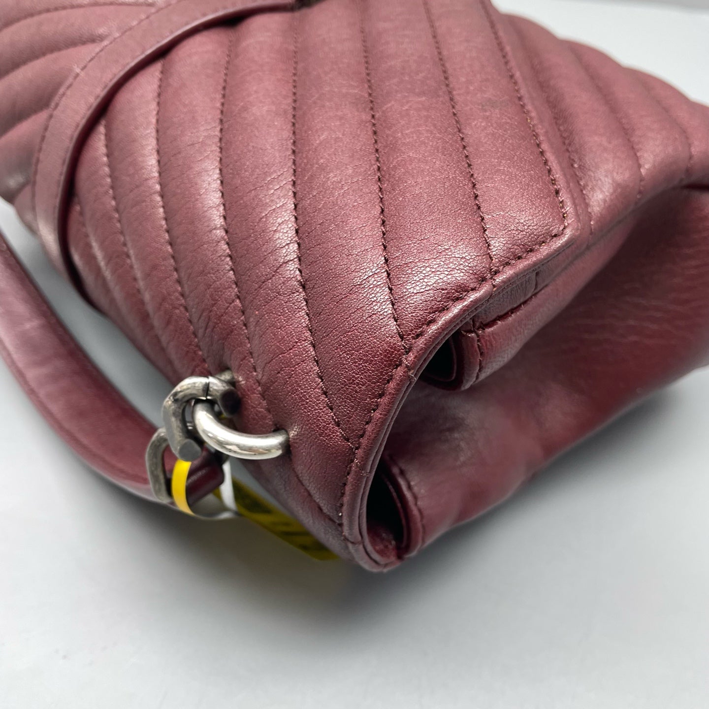 Saint Laurent - Other - Leather - Burgundy - (Small)