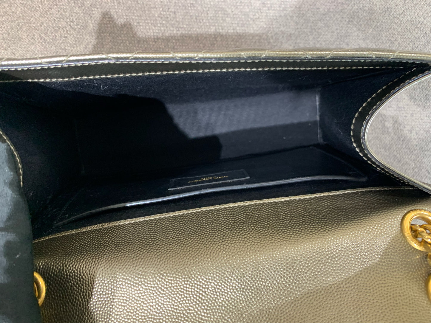 Saint Laurent - Other - Leather - Gold - (small)