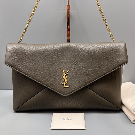 Saint Laurent - Other - Leather - Grey - (medium)