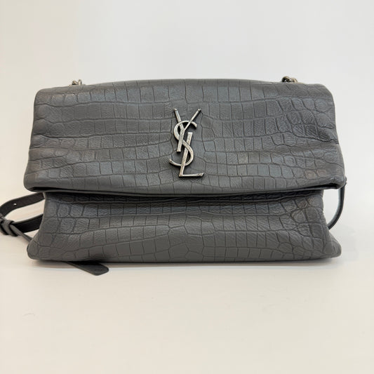 Saint Laurent - Other - Leather - Grey - (medium)