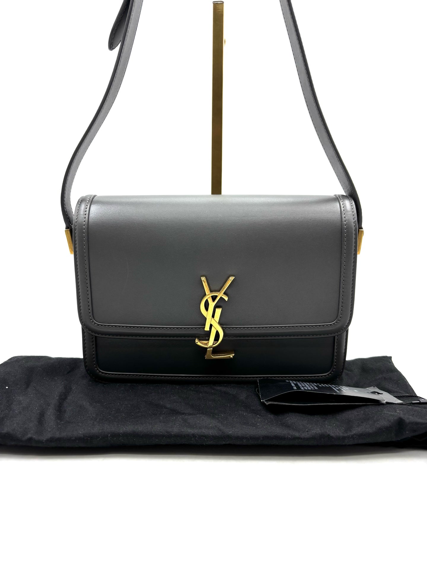 Saint Laurent - Other - Leather - Grey - (medium)