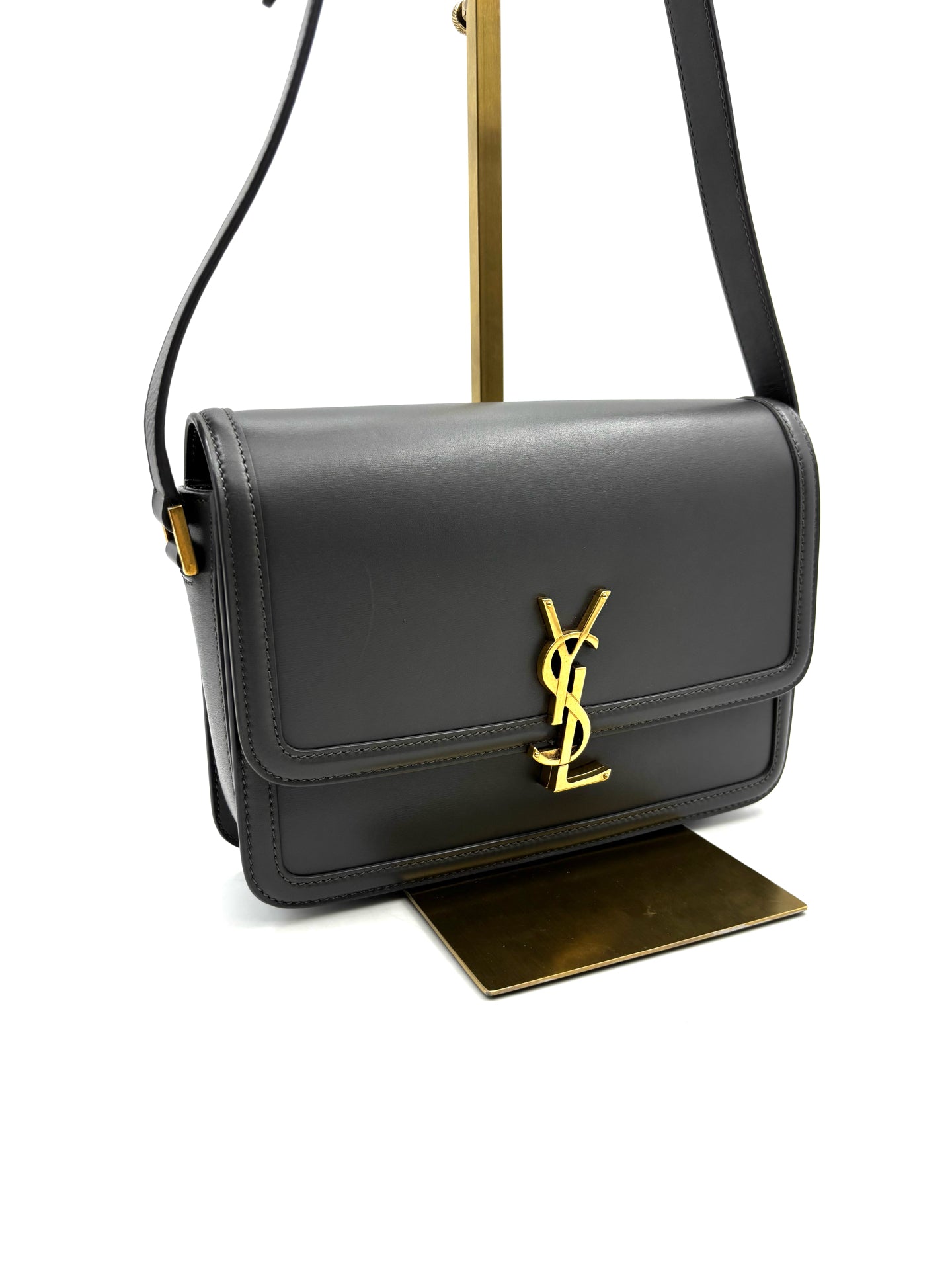 Saint Laurent - Other - Leather - Grey - (medium)