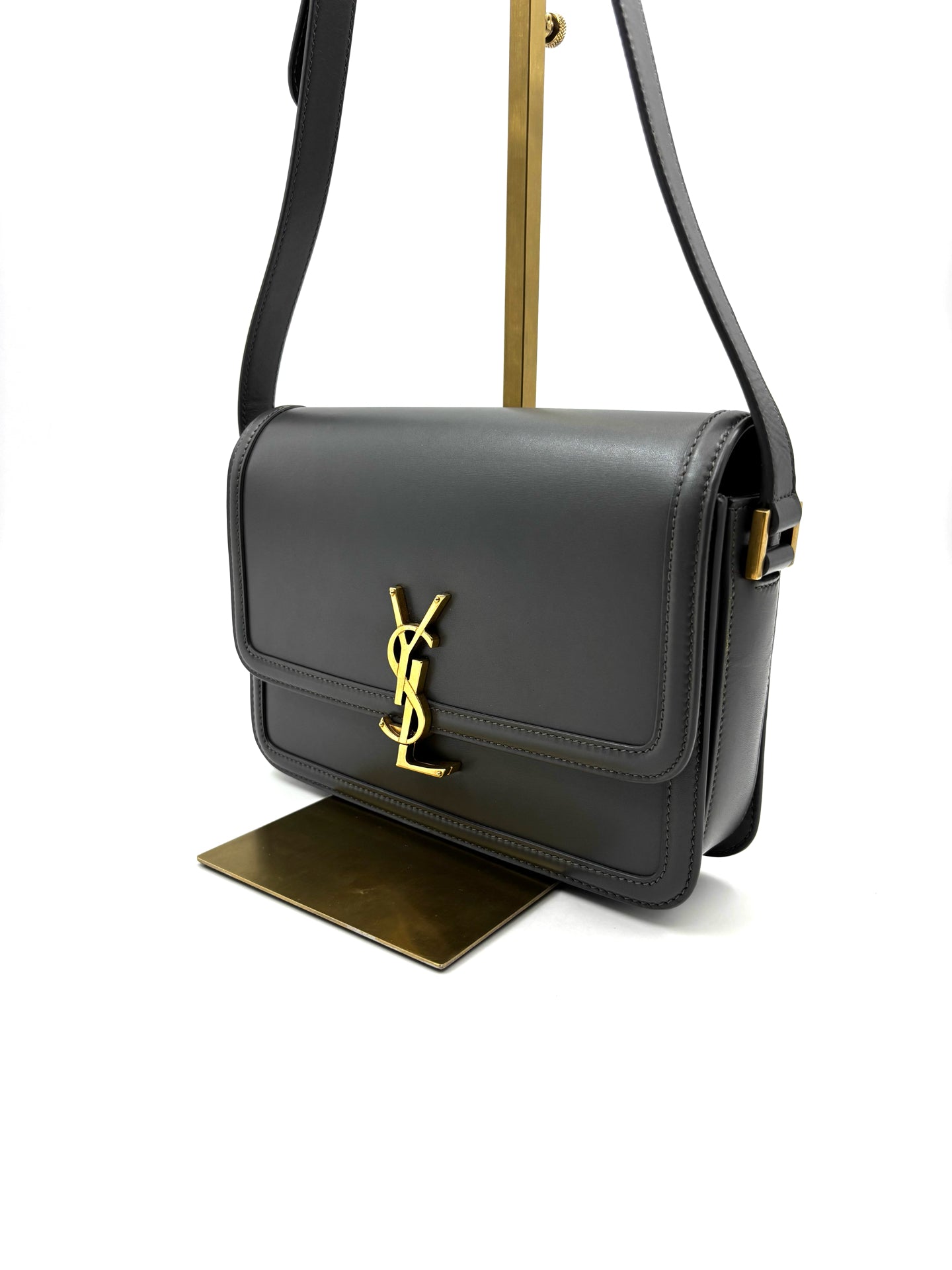 Saint Laurent - Other - Leather - Grey - (medium)