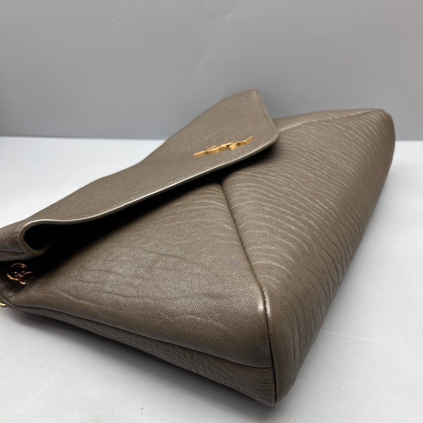 Saint Laurent - Other - Leather - Grey - (medium)