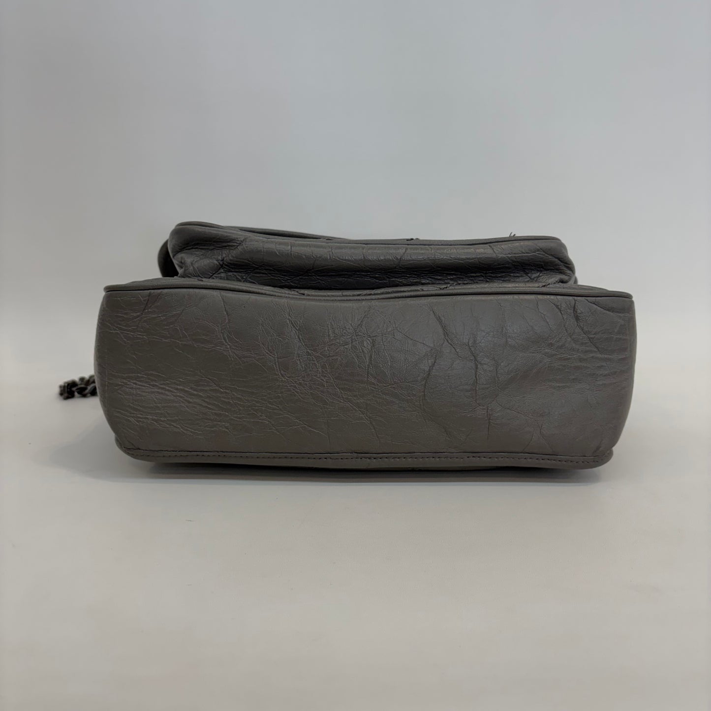 Saint Laurent - Other - Leather - Grey - (medium)