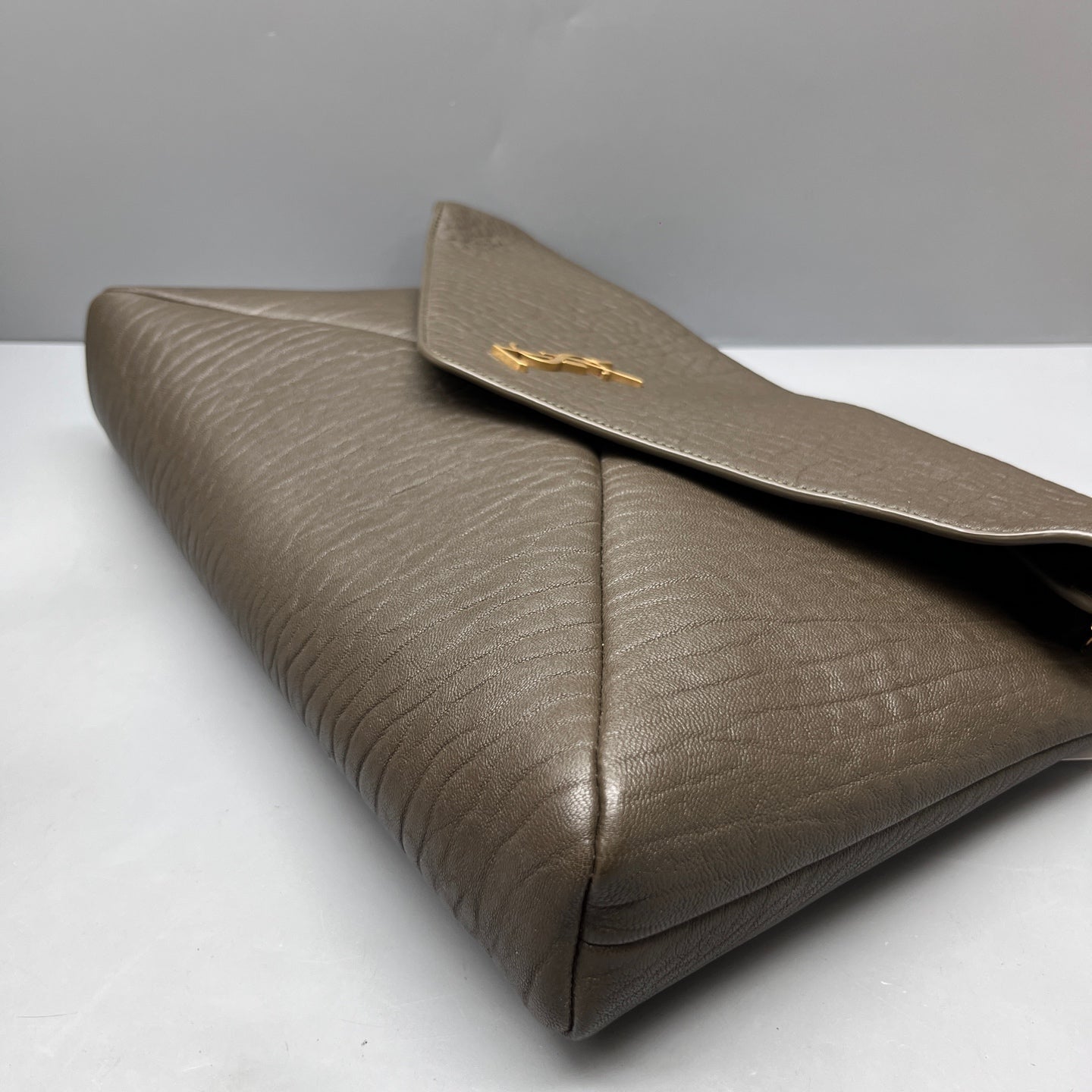 Saint Laurent - Other - Leather - Grey - (medium)