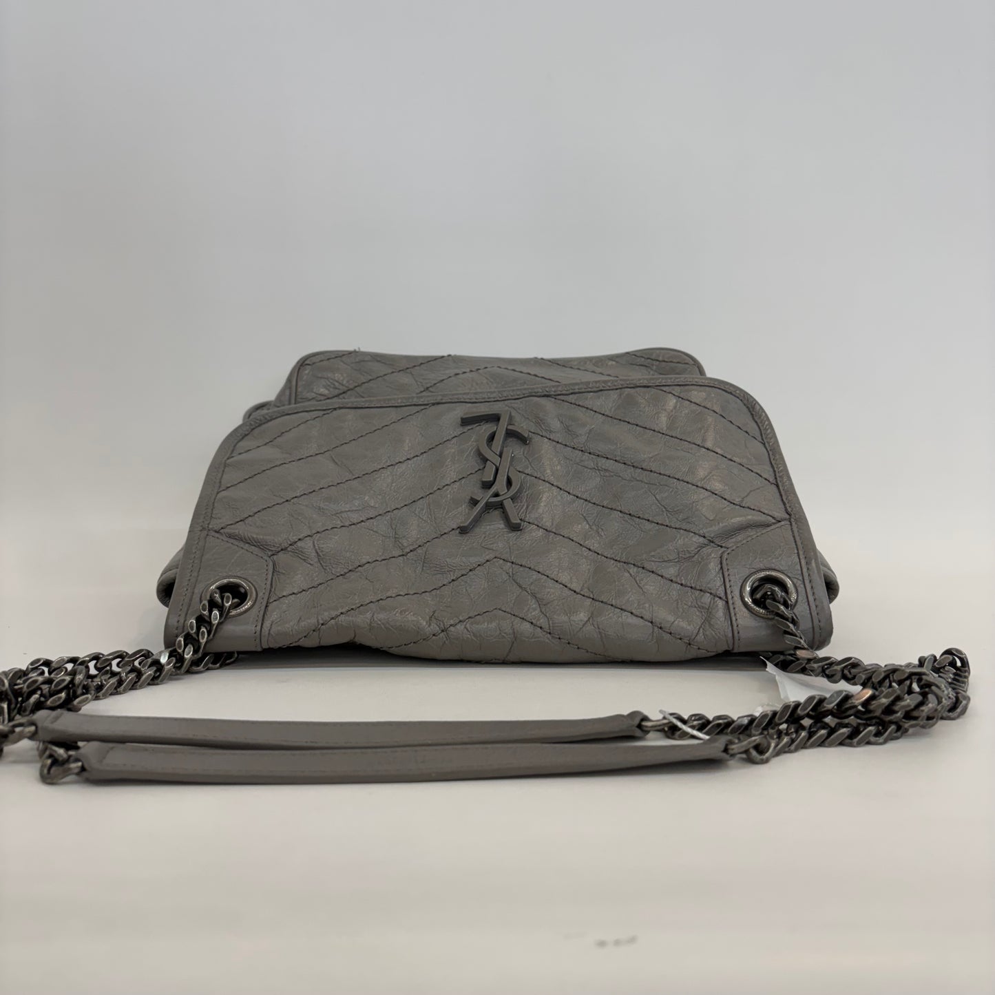 Saint Laurent - Other - Leather - Grey - (medium)