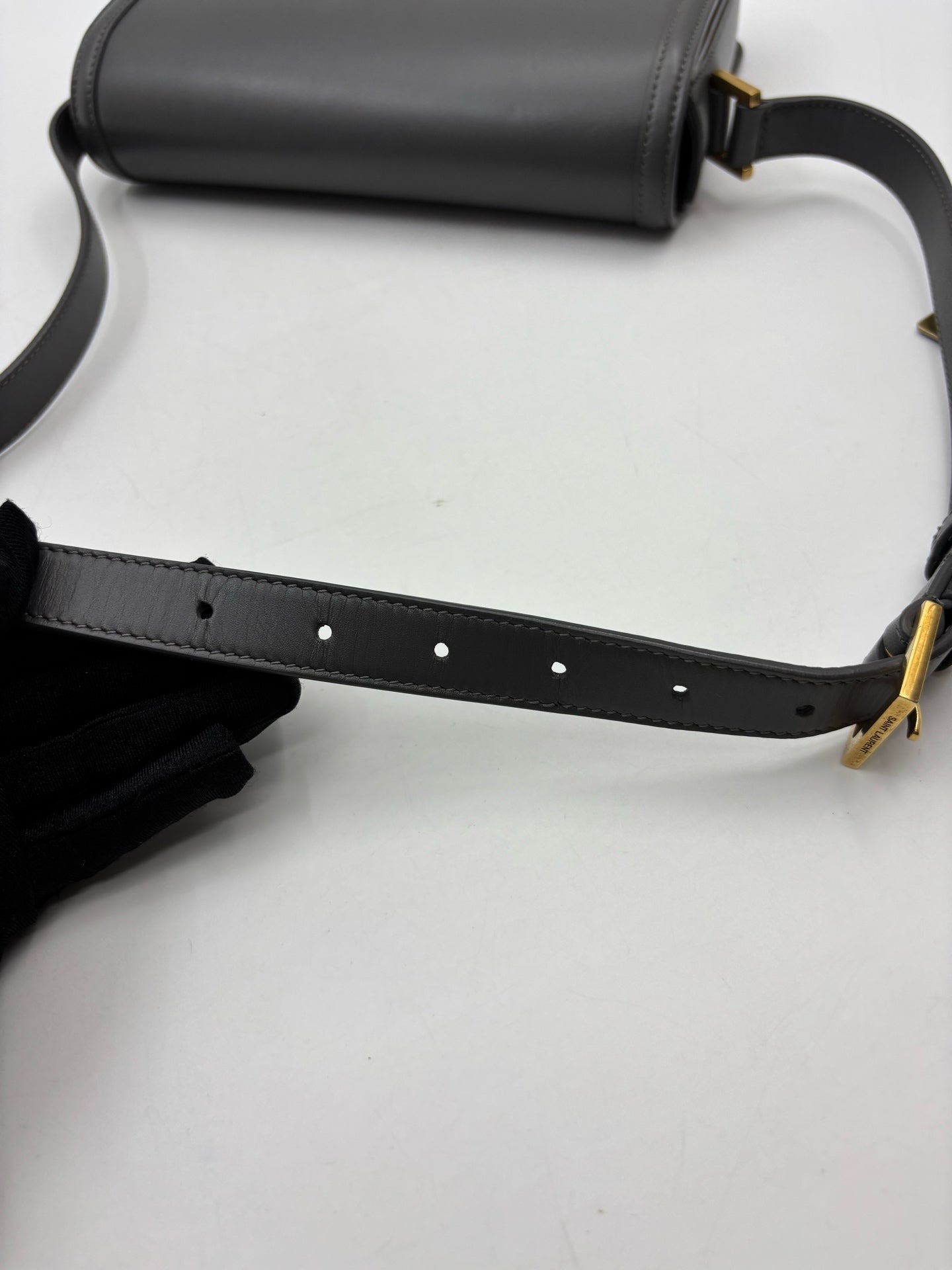 Saint Laurent - Other - Leather - Grey - (medium)