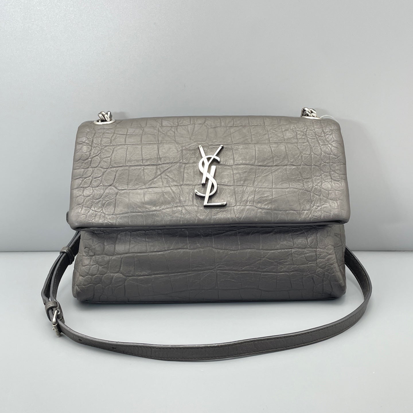 Saint Laurent - Other - Leather - Grey - (small)