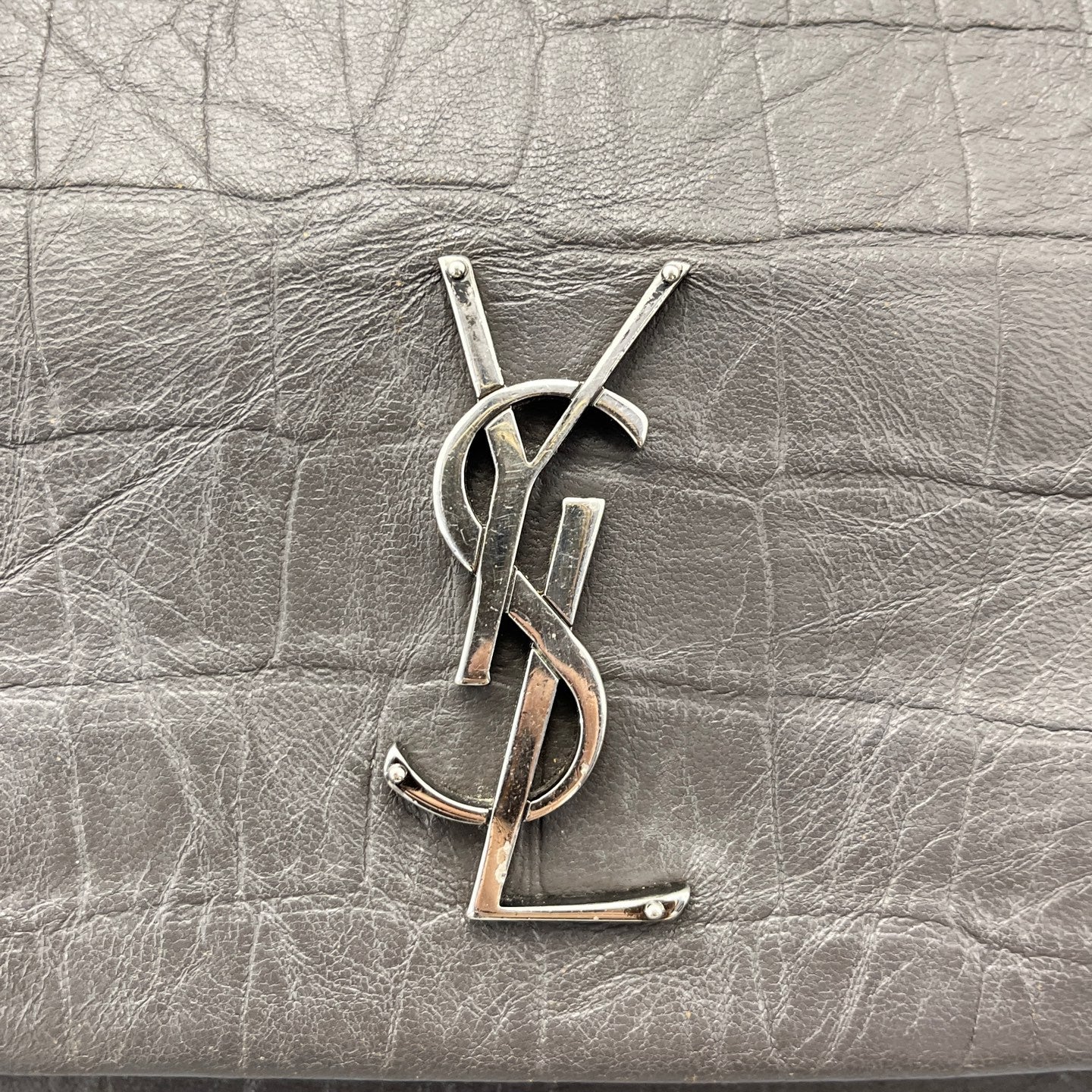 Saint Laurent - Other - Leather - Grey - (small)