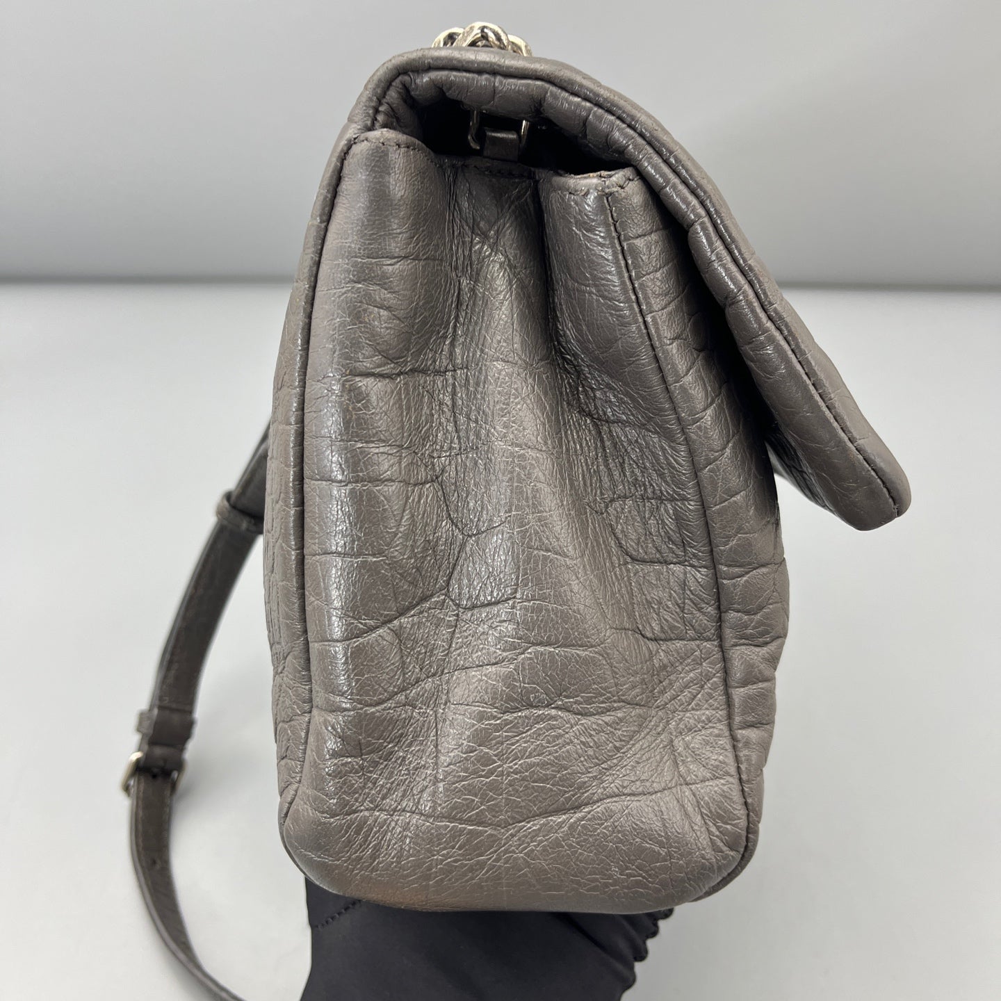 Saint Laurent - Other - Leather - Grey - (small)