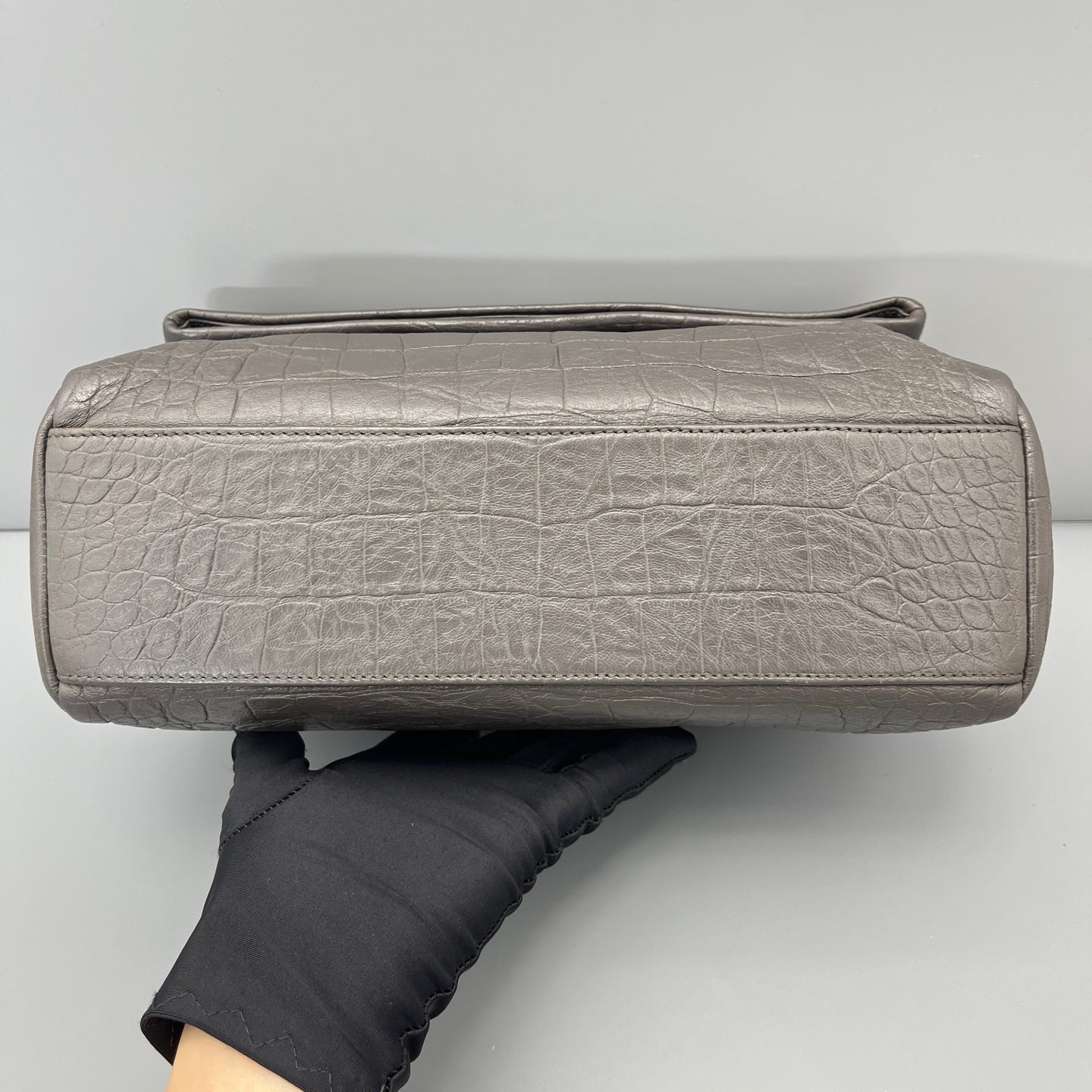 Saint Laurent - Other - Leather - Grey - (small)