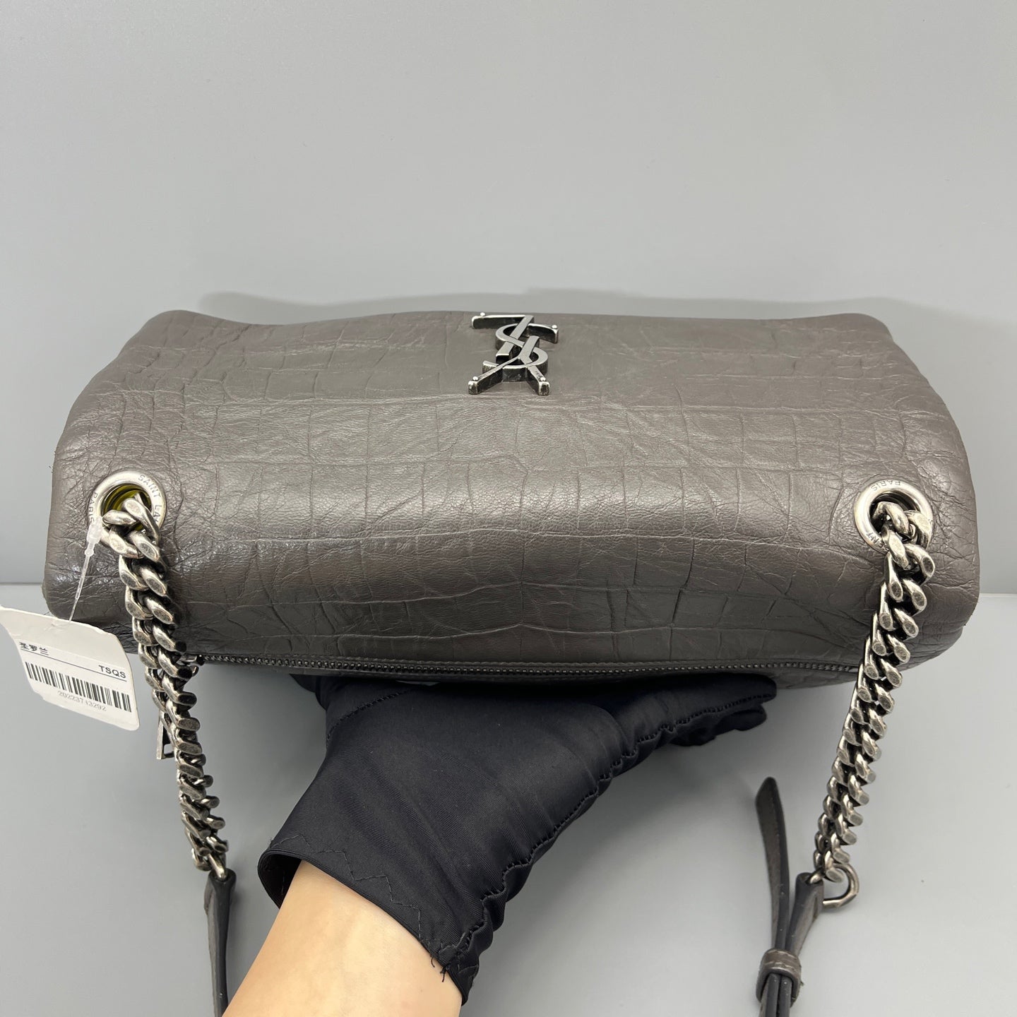 Saint Laurent - Other - Leather - Grey - (small)