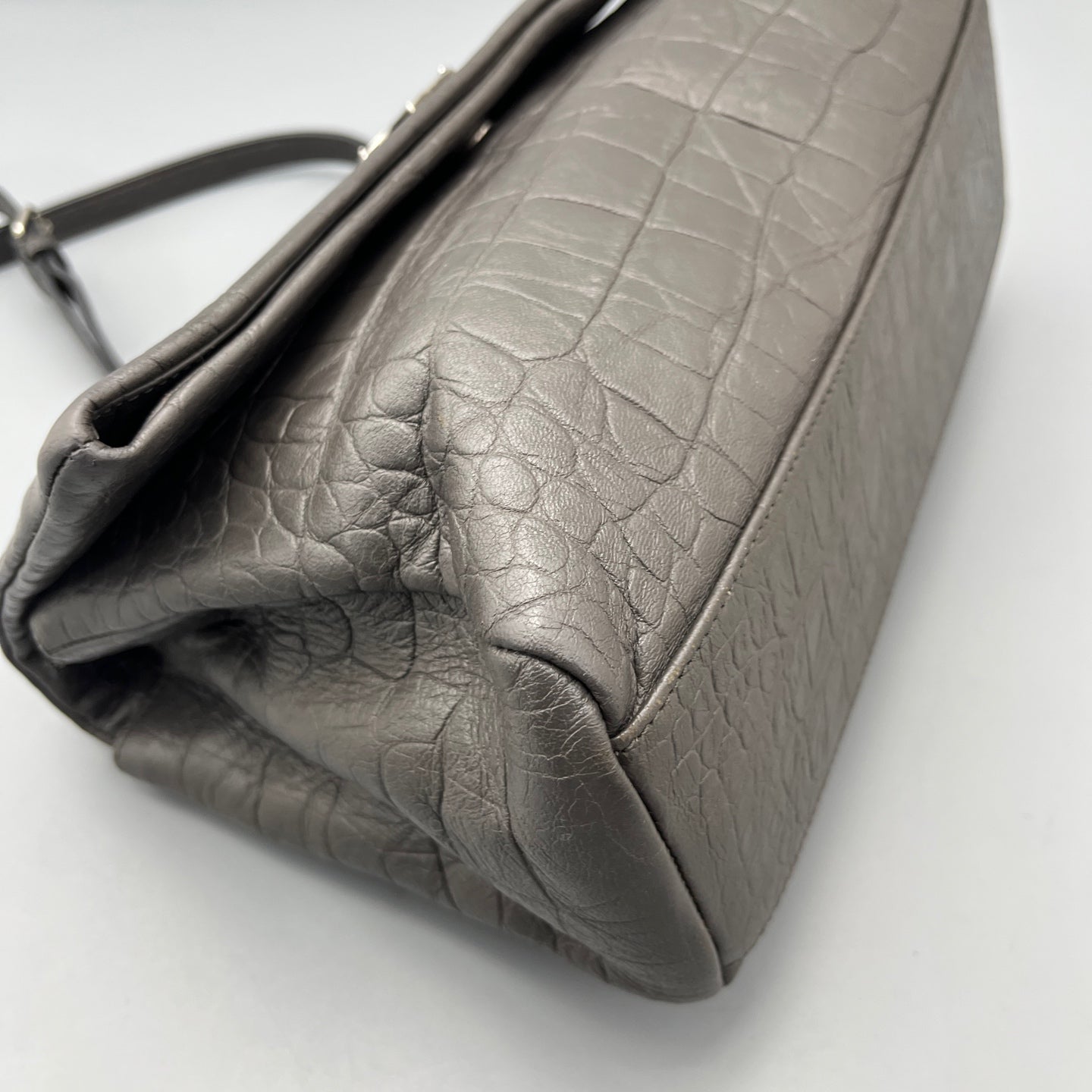 Saint Laurent - Other - Leather - Grey - (small)