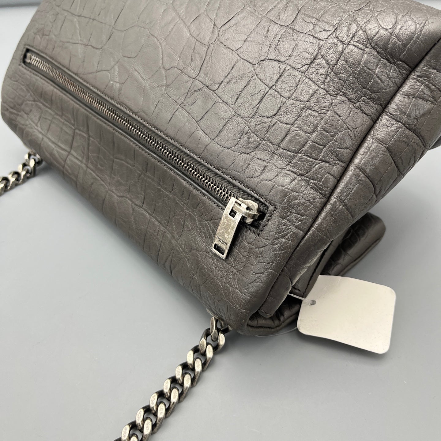 Saint Laurent - Other - Leather - Grey - (small)