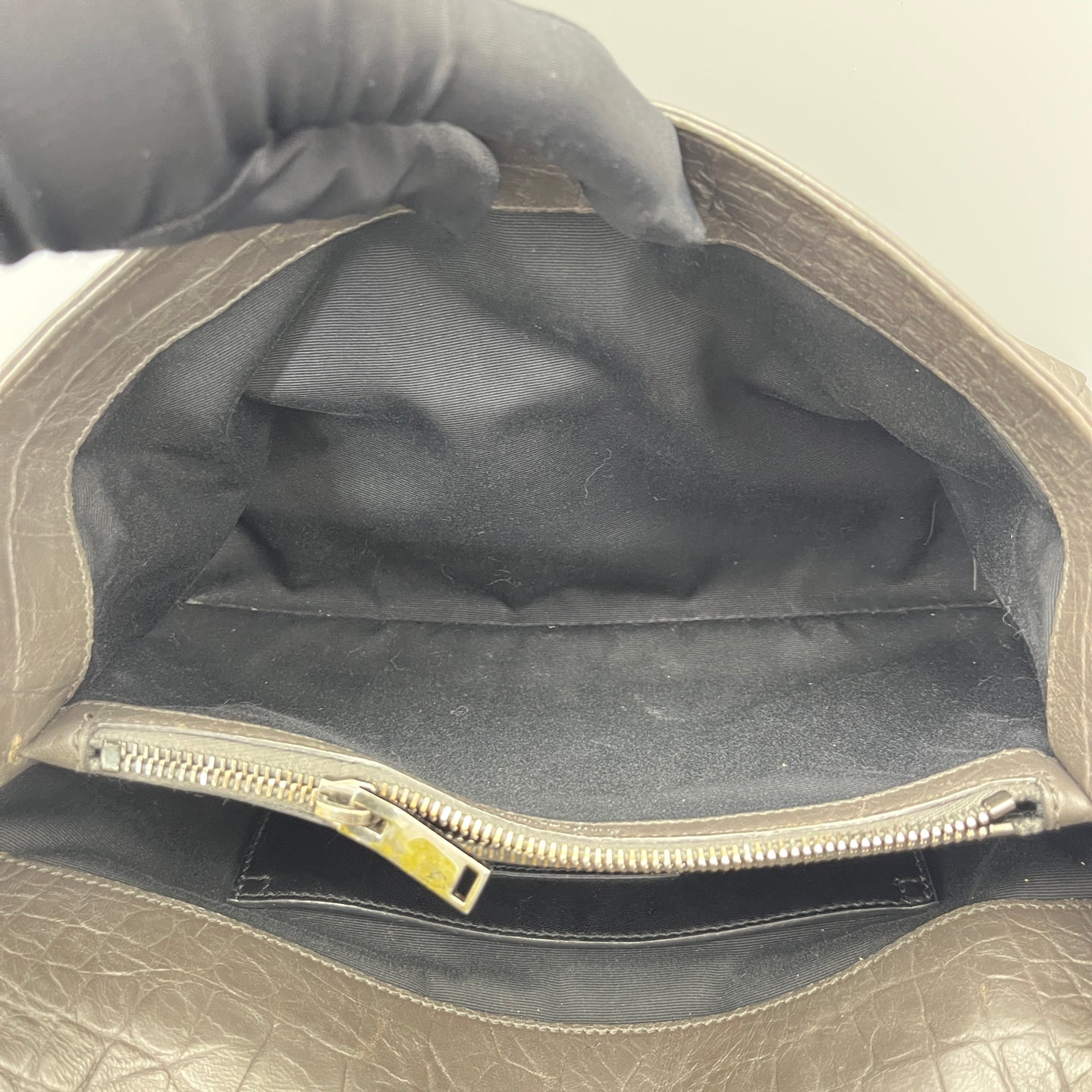 Saint Laurent - Other - Leather - Grey - (small)