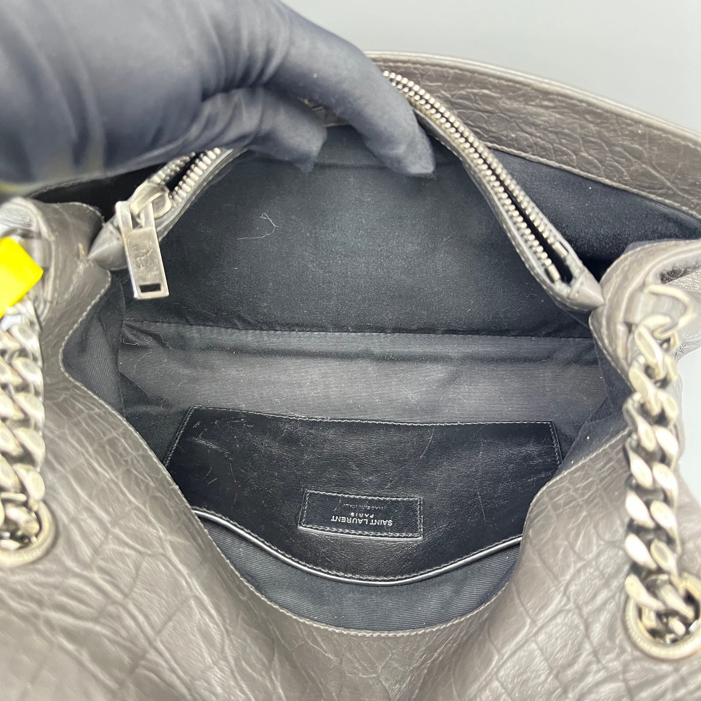 Saint Laurent - Other - Leather - Grey - (small)
