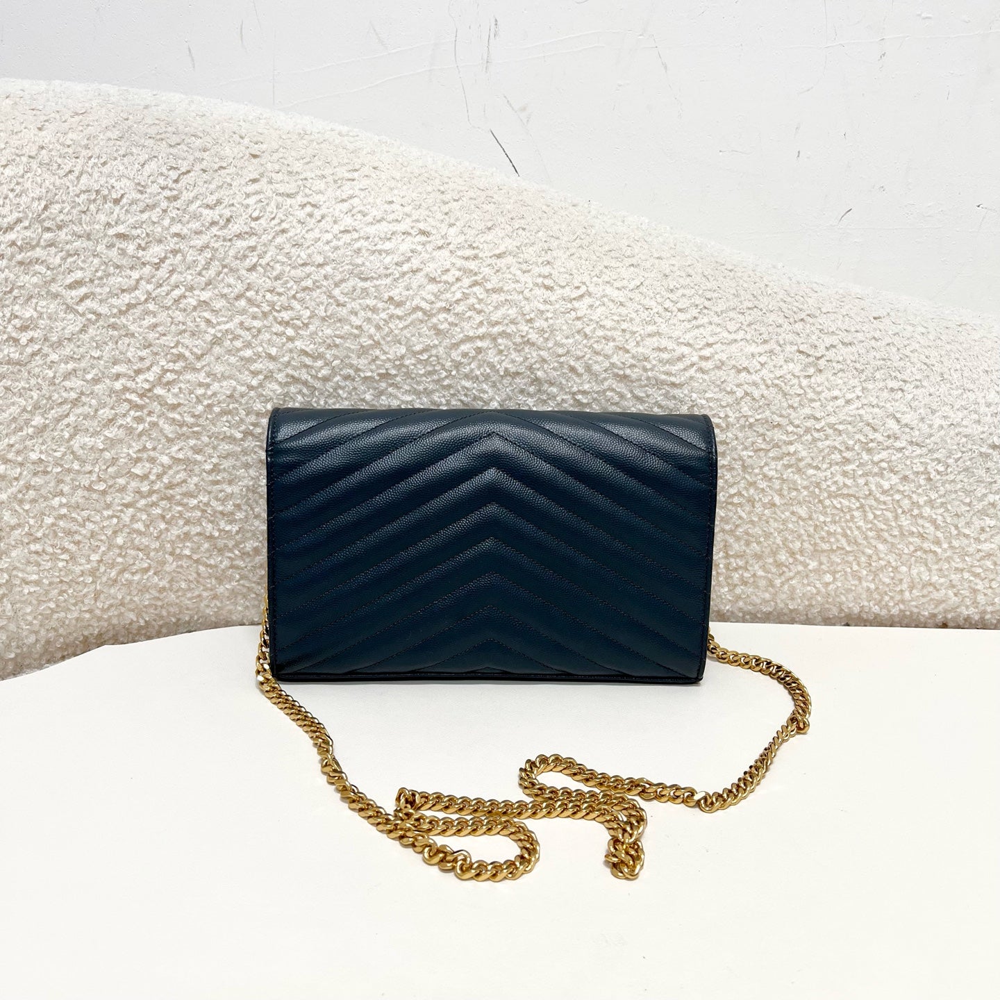 Saint Laurent - Other - Leather - Navy - (small)
