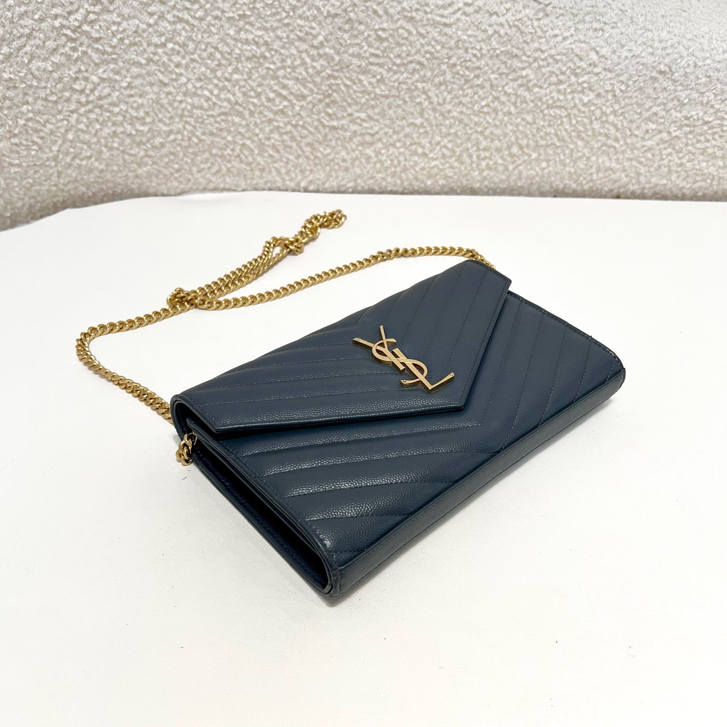 Saint Laurent - Other - Leather - Navy - (small)