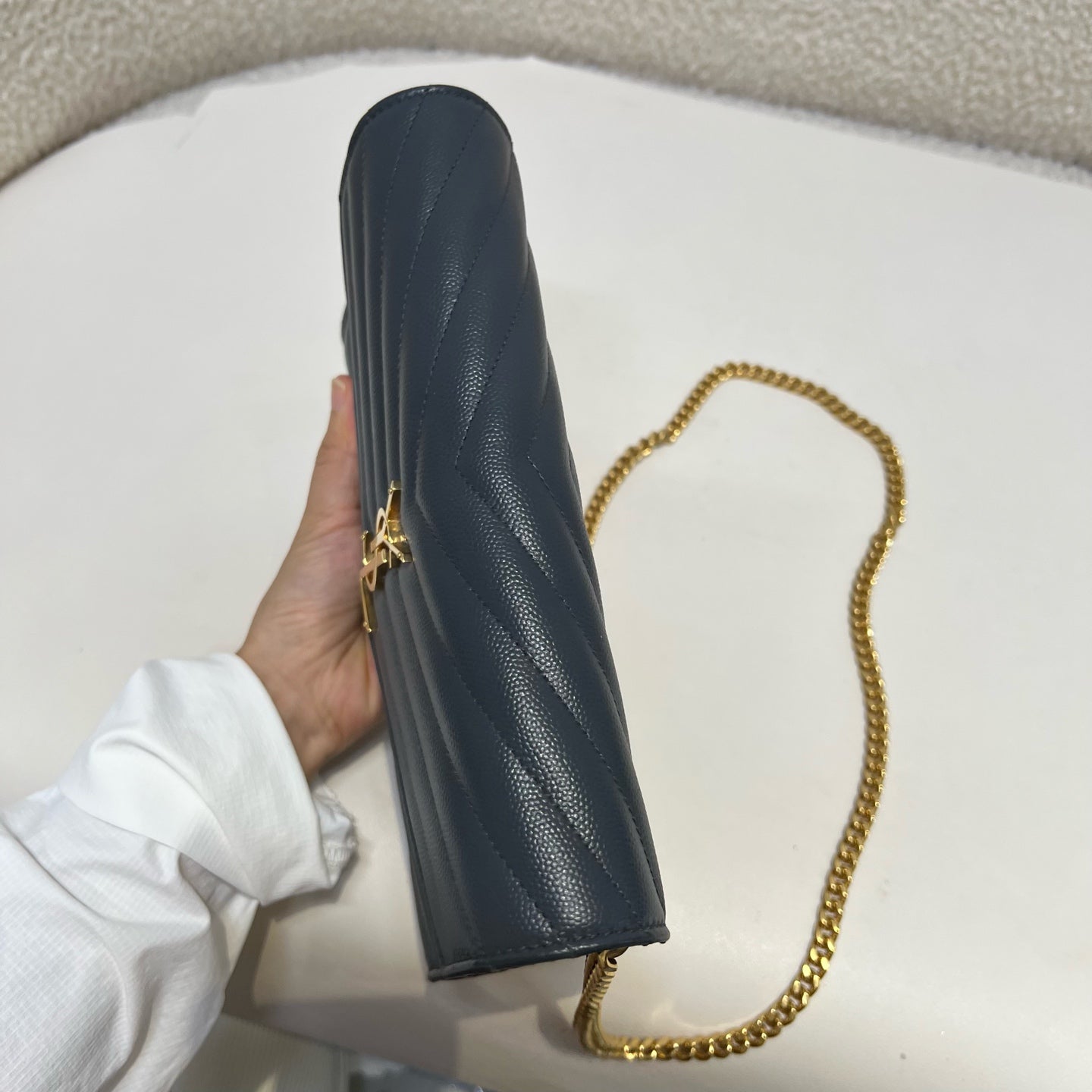 Saint Laurent - Other - Leather - Navy - (small)