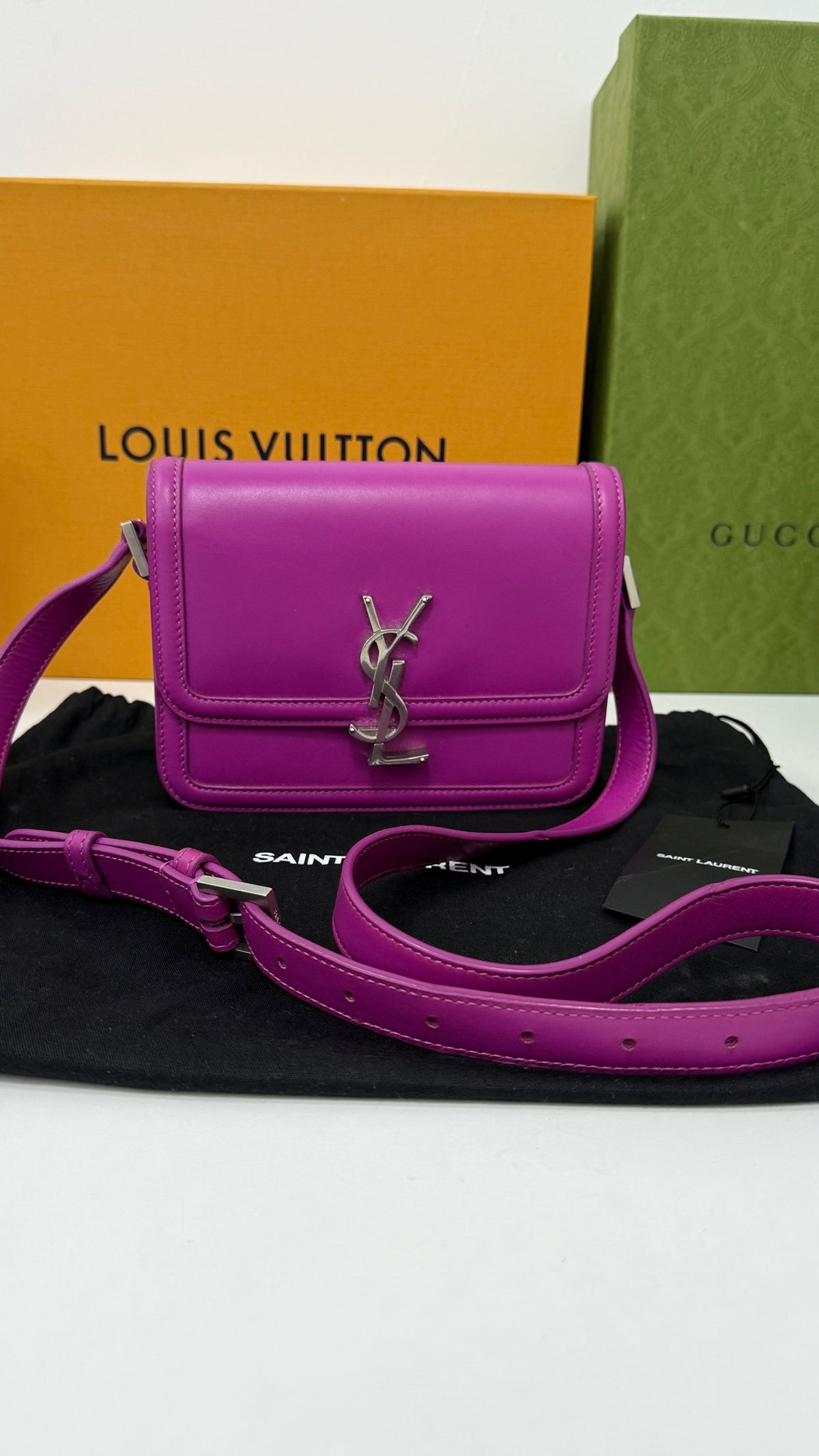 Saint Laurent - Other - Leather - Purple - (small)