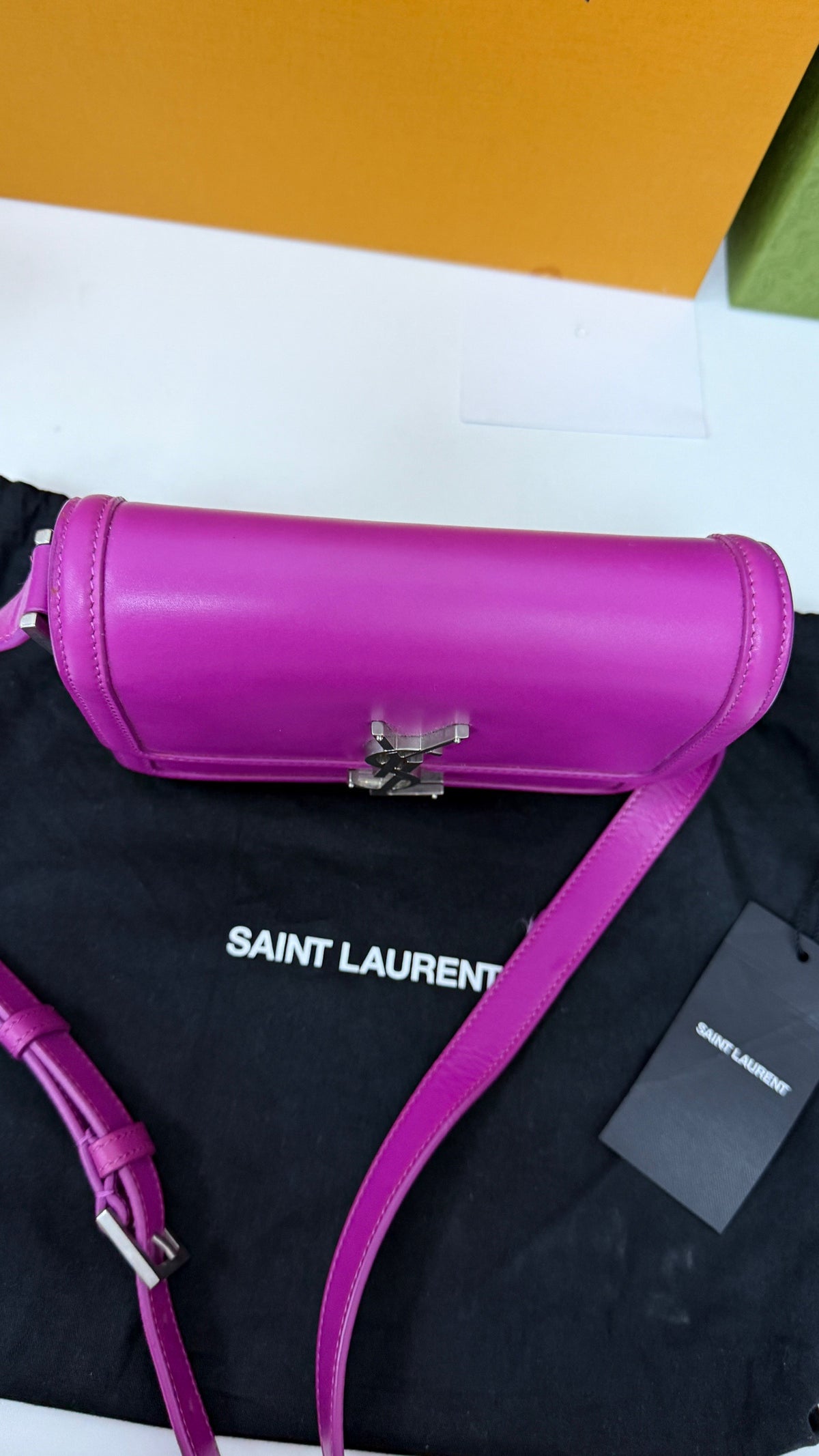 Saint Laurent - Other - Leather - Purple - (small)