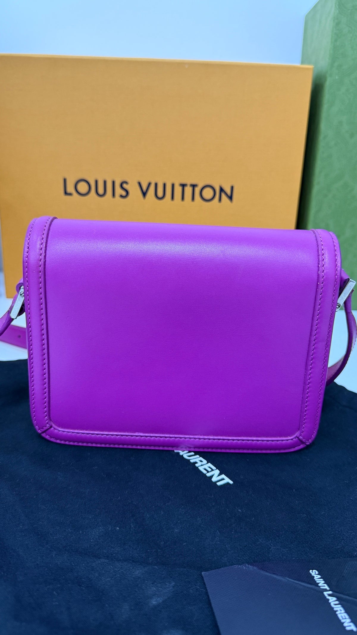 Saint Laurent - Other - Leather - Purple - (small)