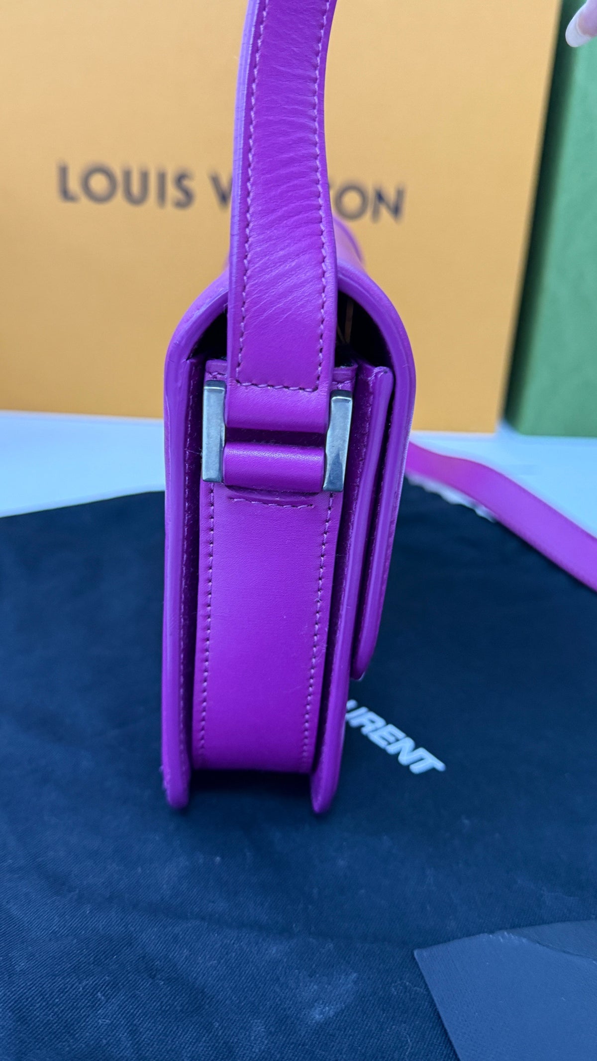 Saint Laurent - Other - Leather - Purple - (small)