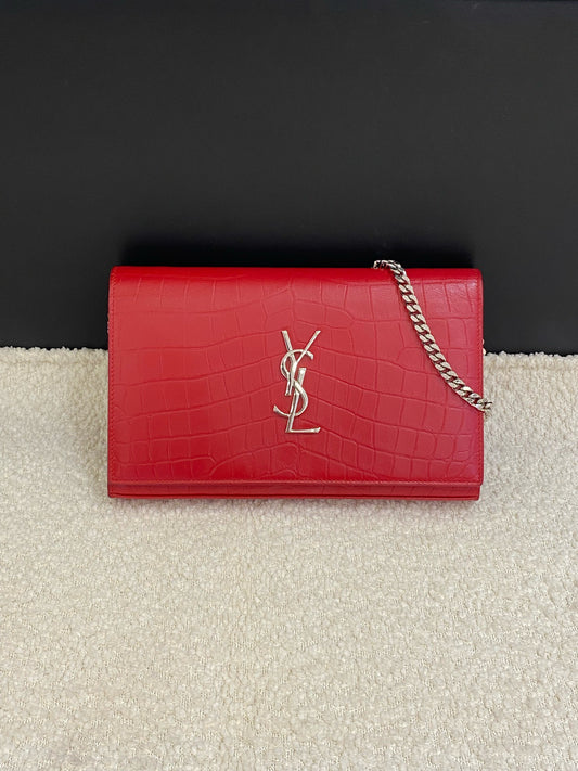 Saint Laurent - Other - Leather - Red - (Small)