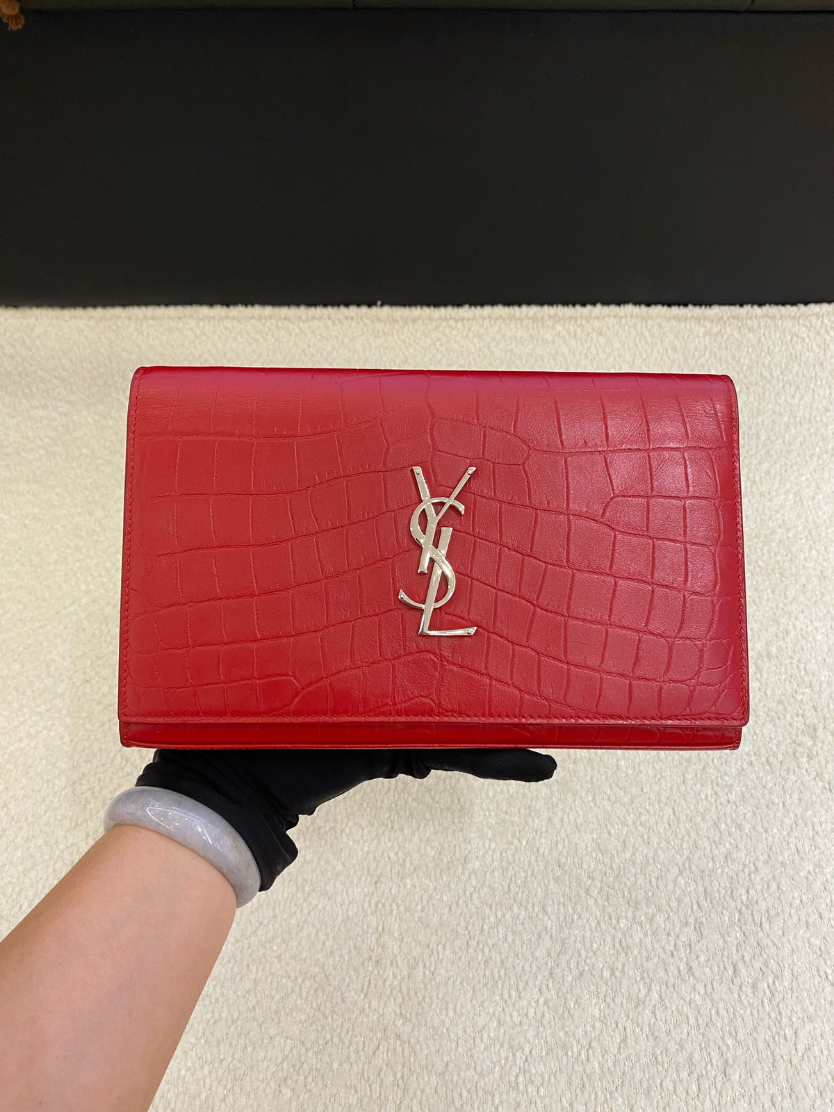Saint Laurent - Other - Leather - Red - (Small)