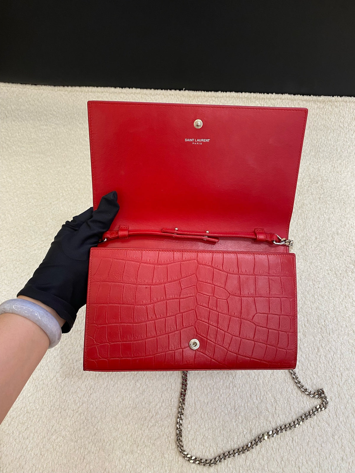 Saint Laurent - Other - Leather - Red - (Small)