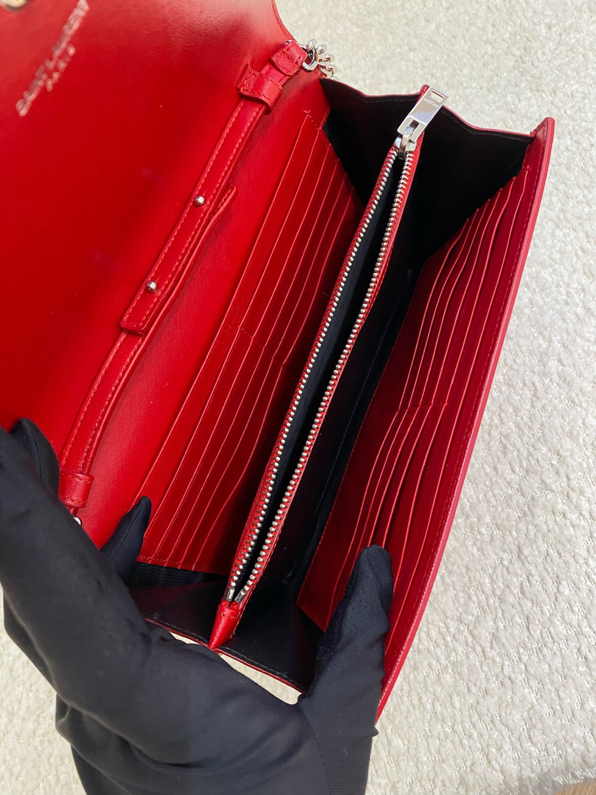 Saint Laurent - Other - Leather - Red - (Small)