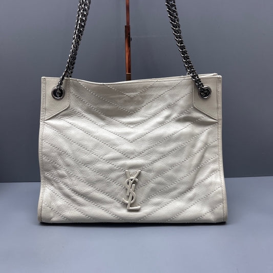 Saint Laurent - Other - Leather - White - (Medium)